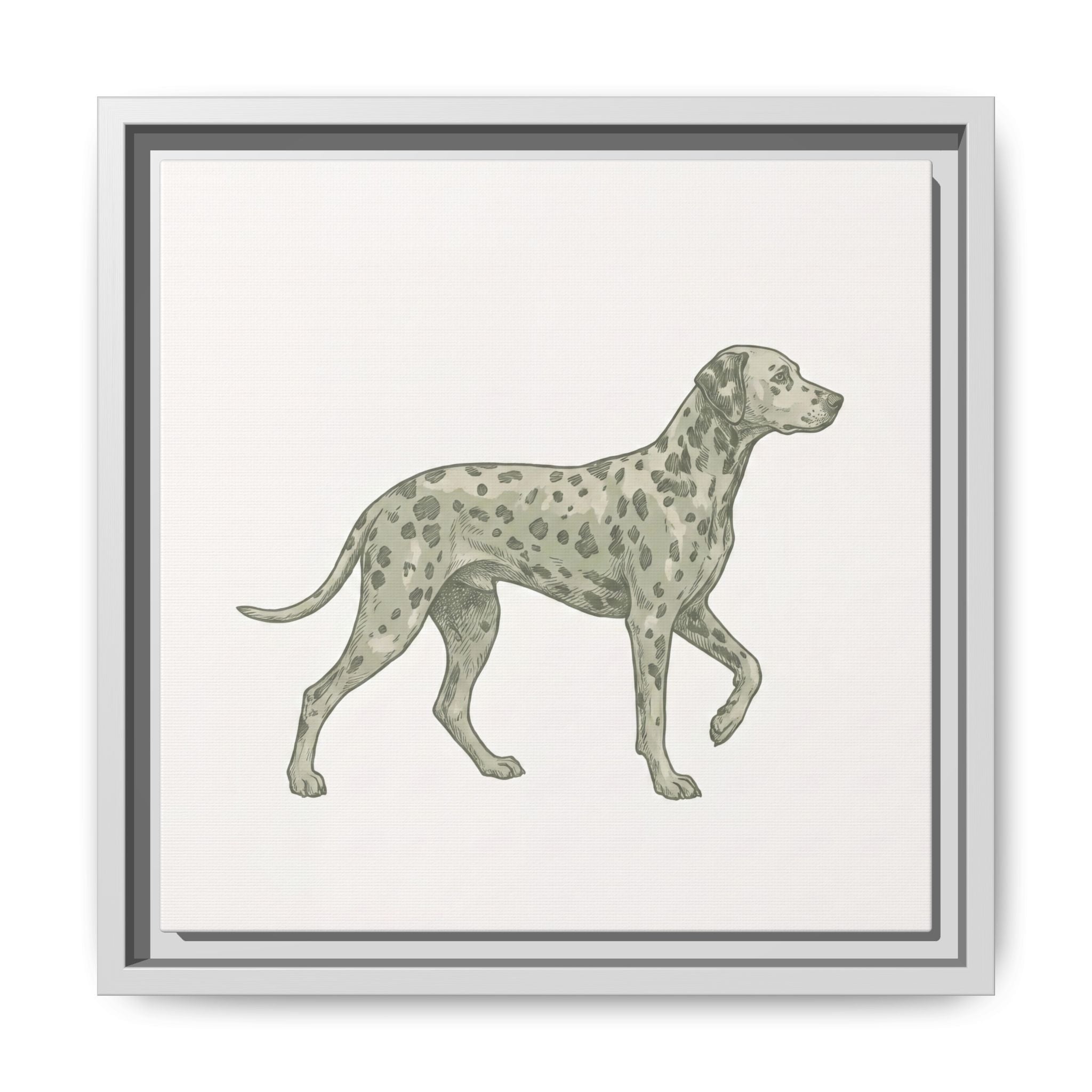The Dalmatian Canvas — Framed Wall Art