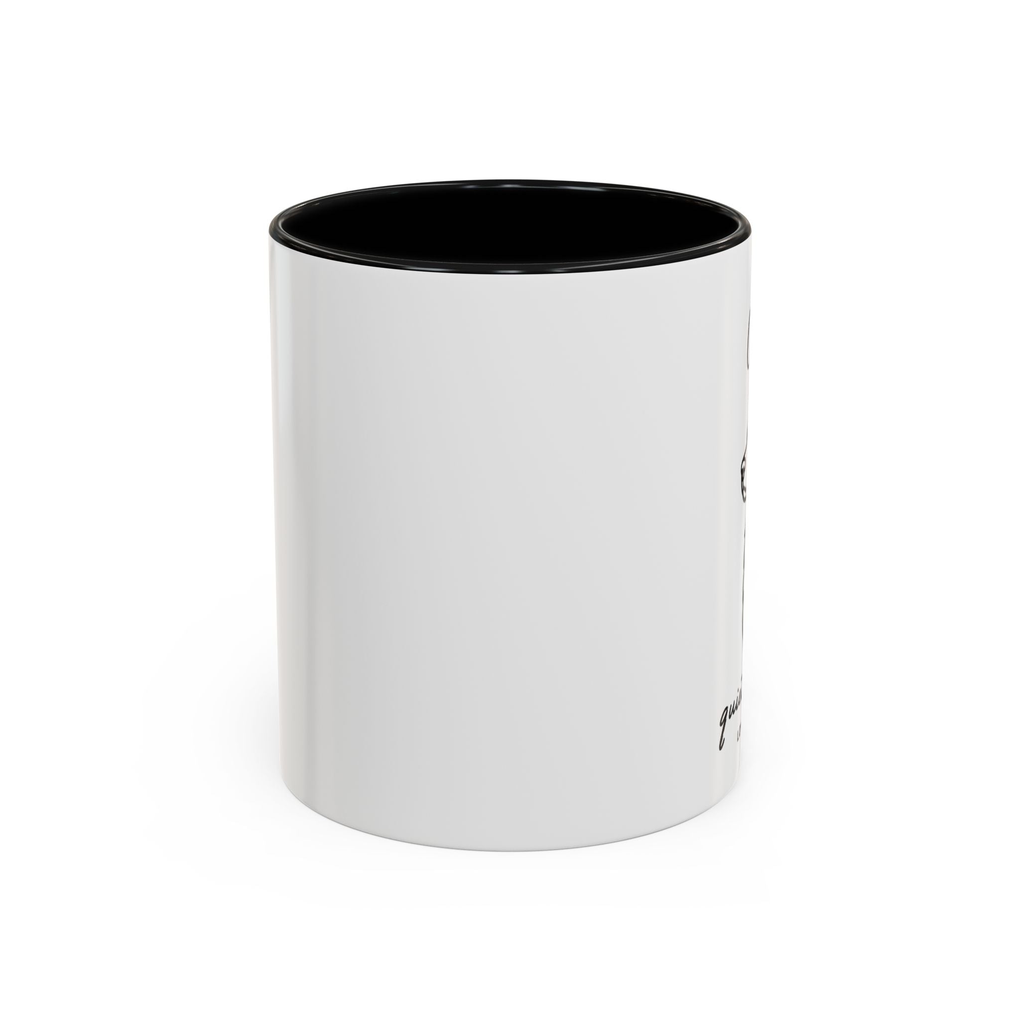 Custom Name Husky Portrait Illustration Accent Coffee Mug (11, 15oz) - Quiet Confidence - Loyal, brave, free — Aspen Paws