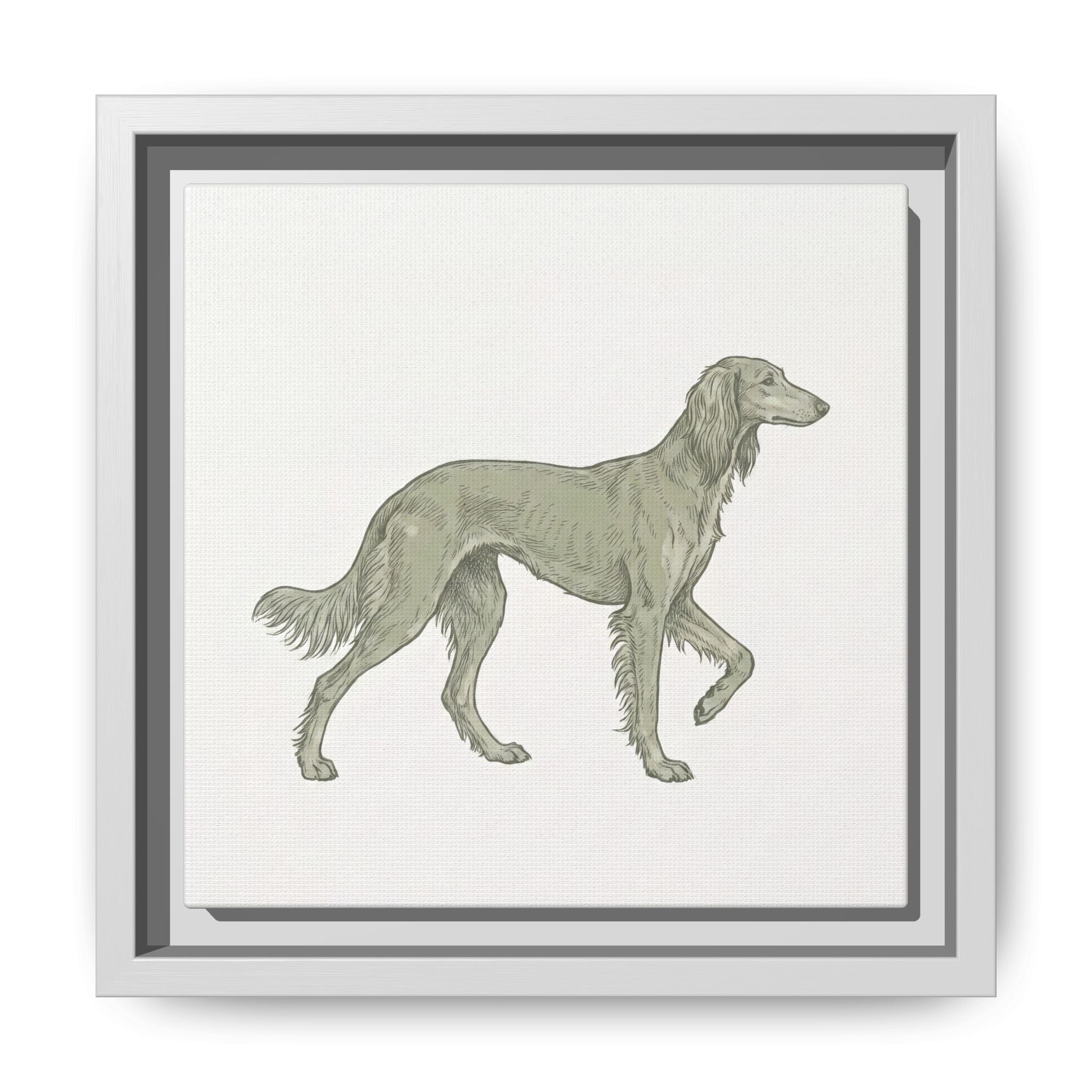The Saluki Canvas — Framed Hound Print — view 5