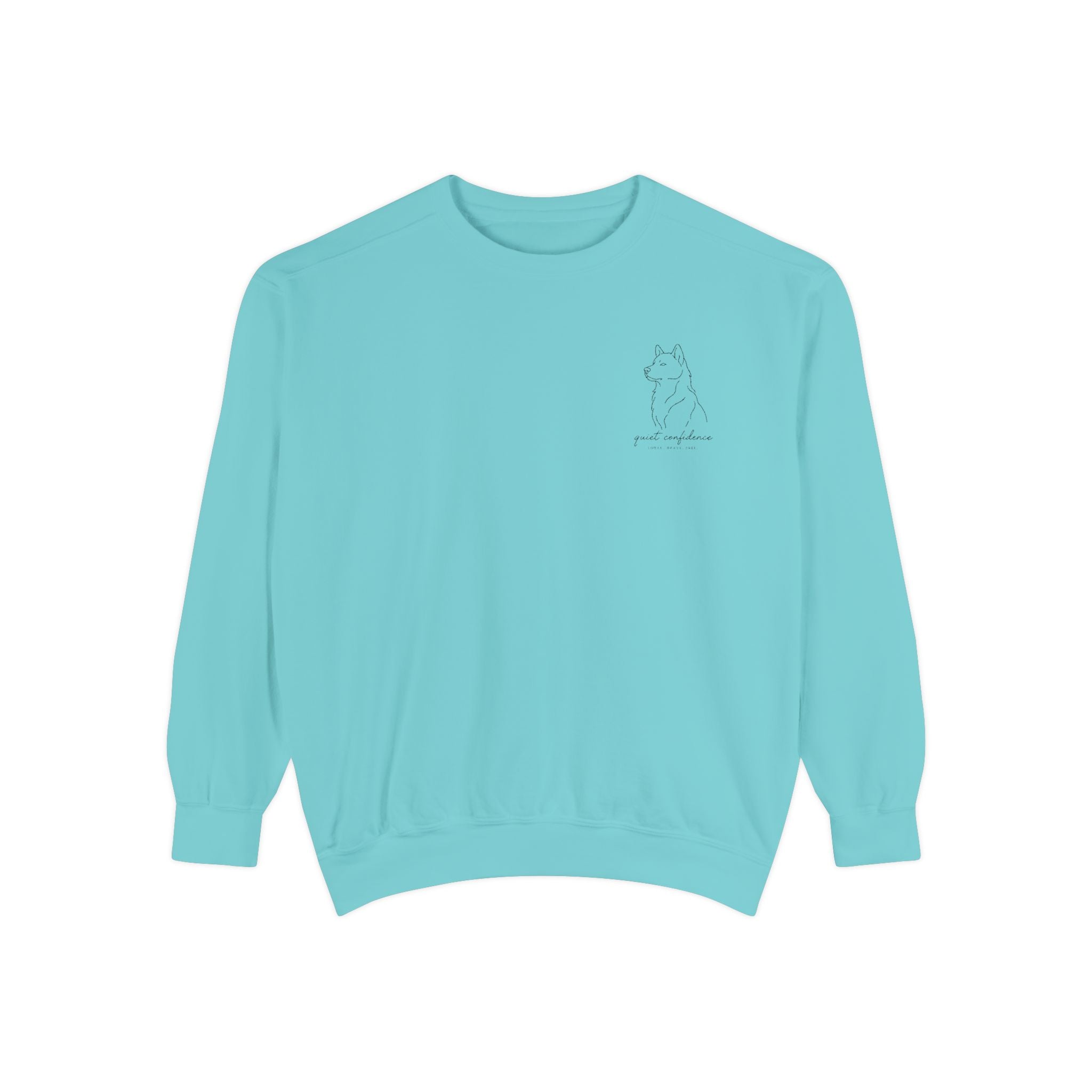 The Outline Crewneck — Chest Embroidery — view 4