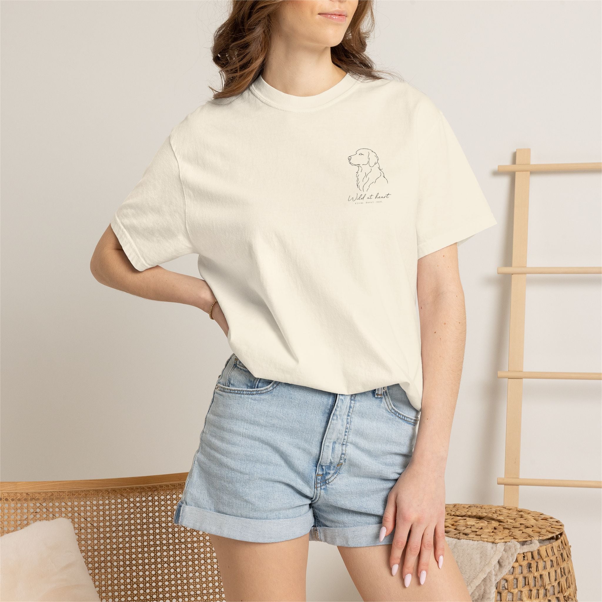 The Pocket Outline Tee — Minimalist Dog — view 19