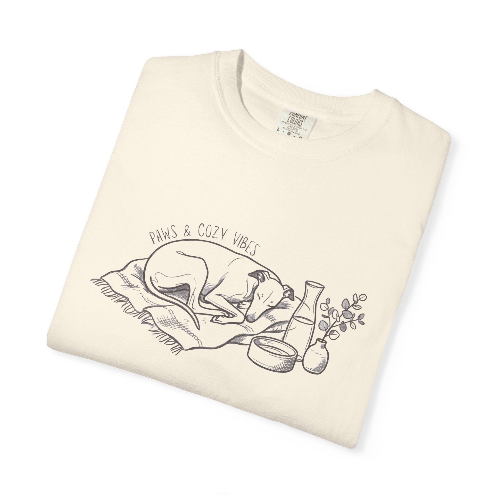 Cozy Dog Nap Illustration “Paws & Cozy Vibes” — view 11