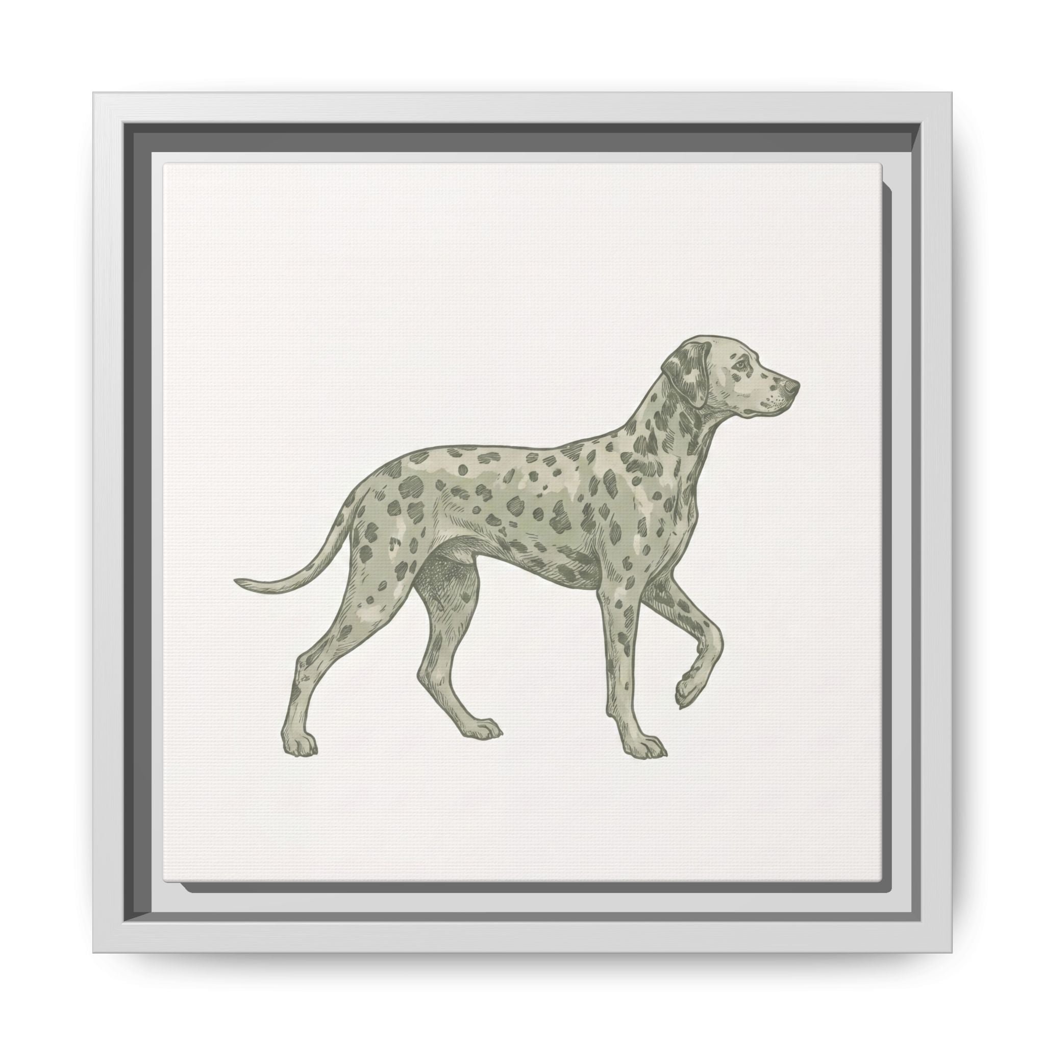 The Dalmatian Canvas — Framed Wall Art