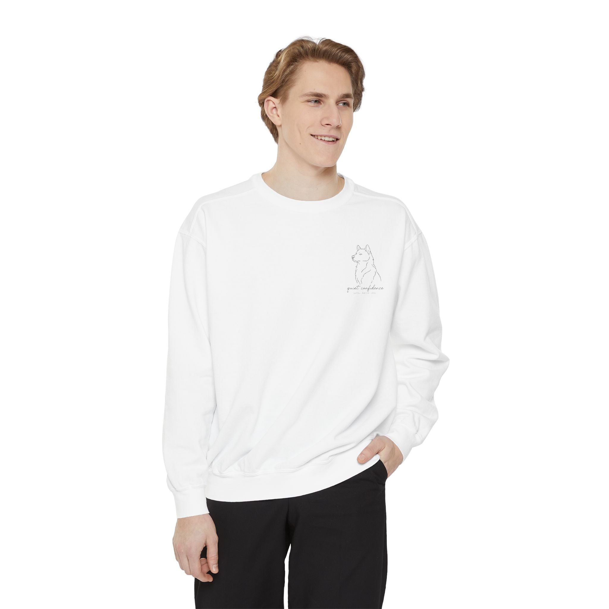 The Outline Crewneck — Chest Embroidery — view 10