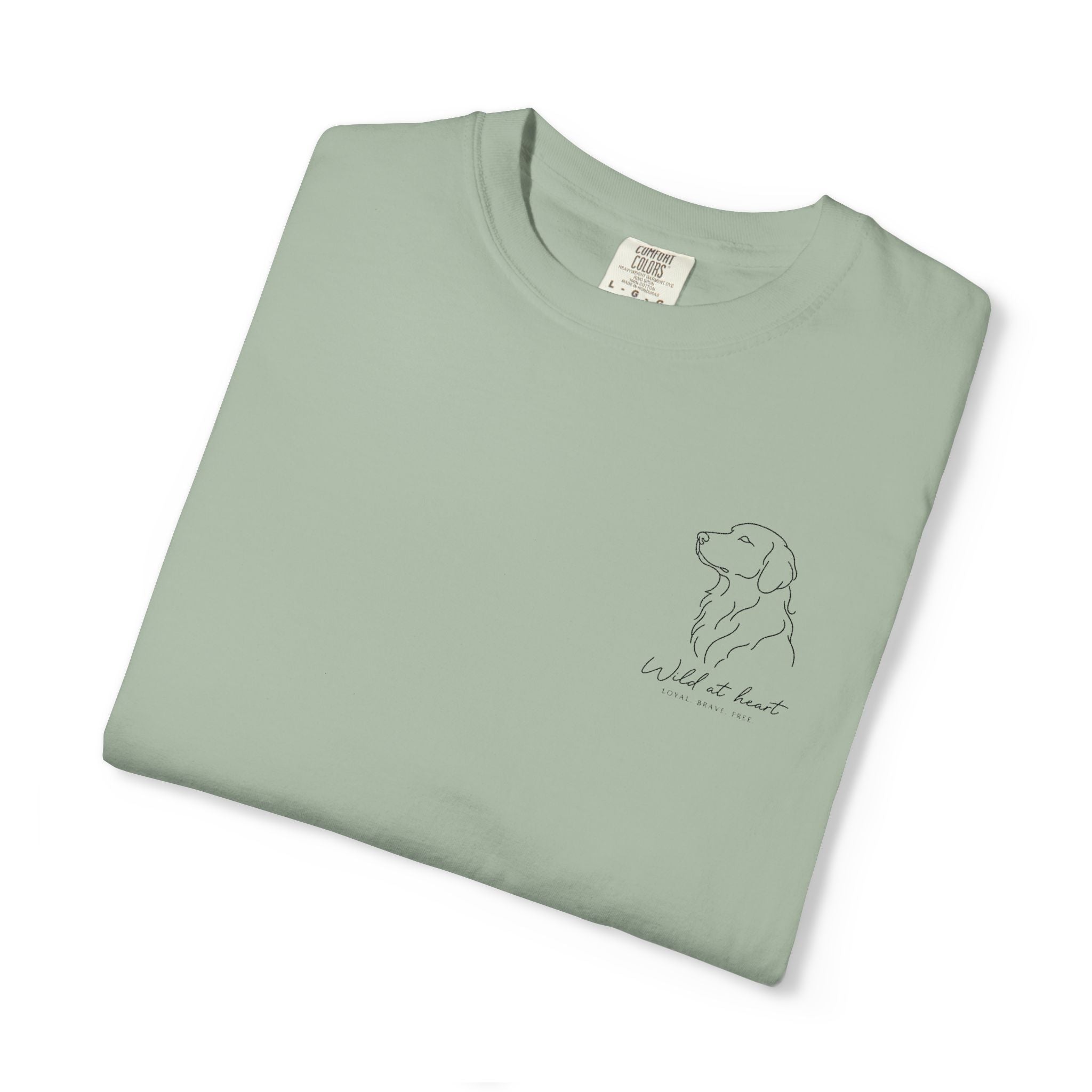 The Pocket Outline Tee — Minimalist Dog — view 30
