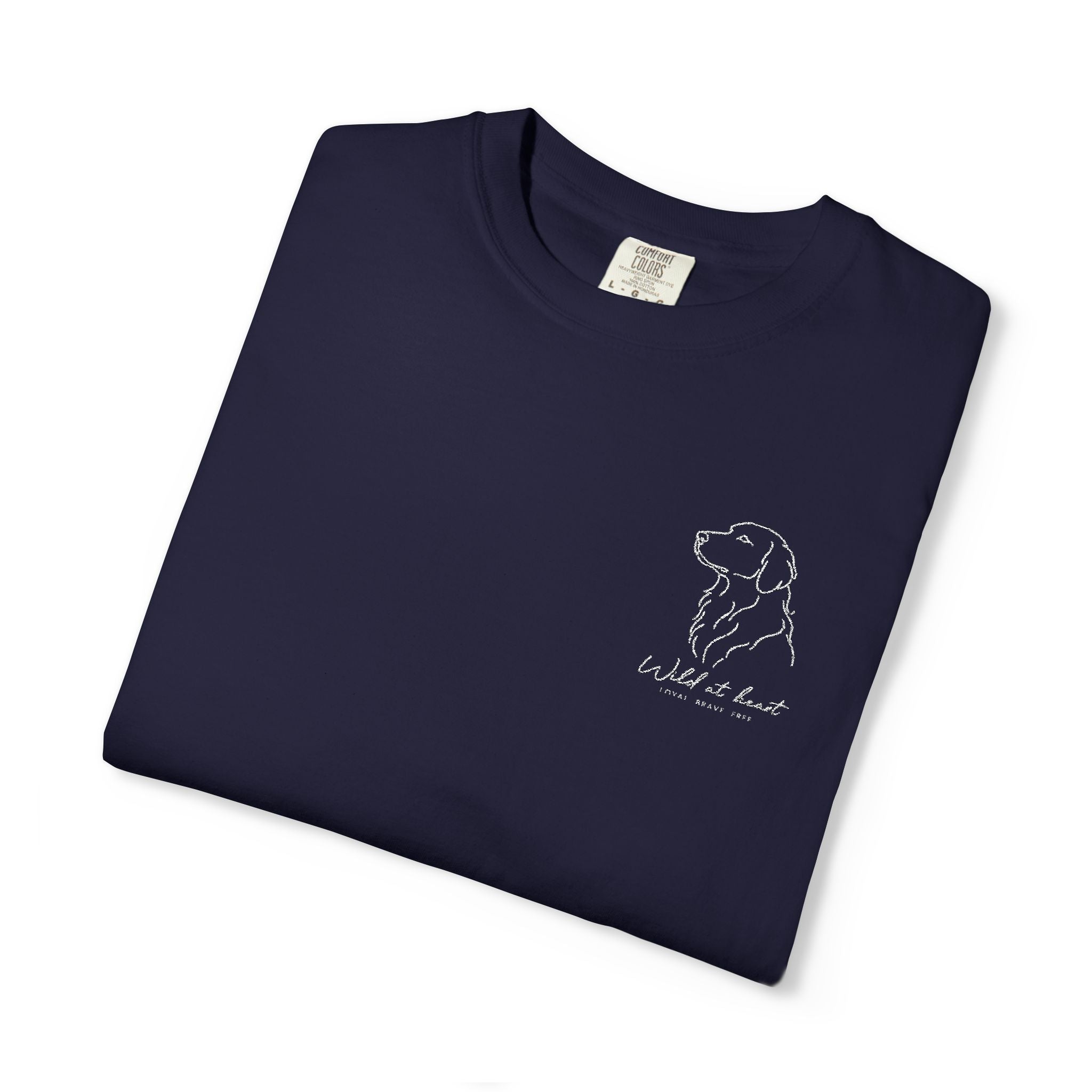 The Wild at Heart Tee — Embroidered Labrador