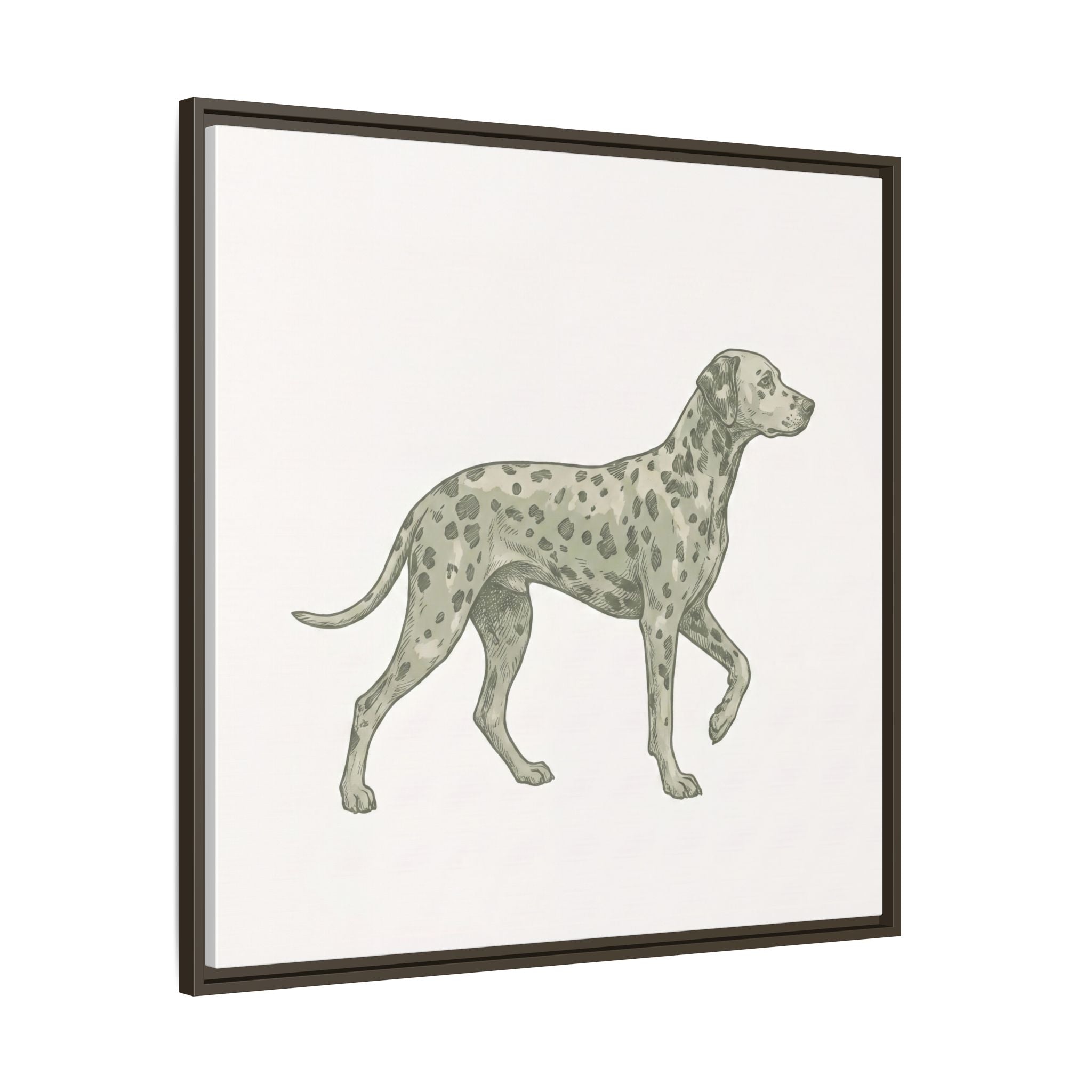 The Dalmatian Canvas — Framed Wall Art