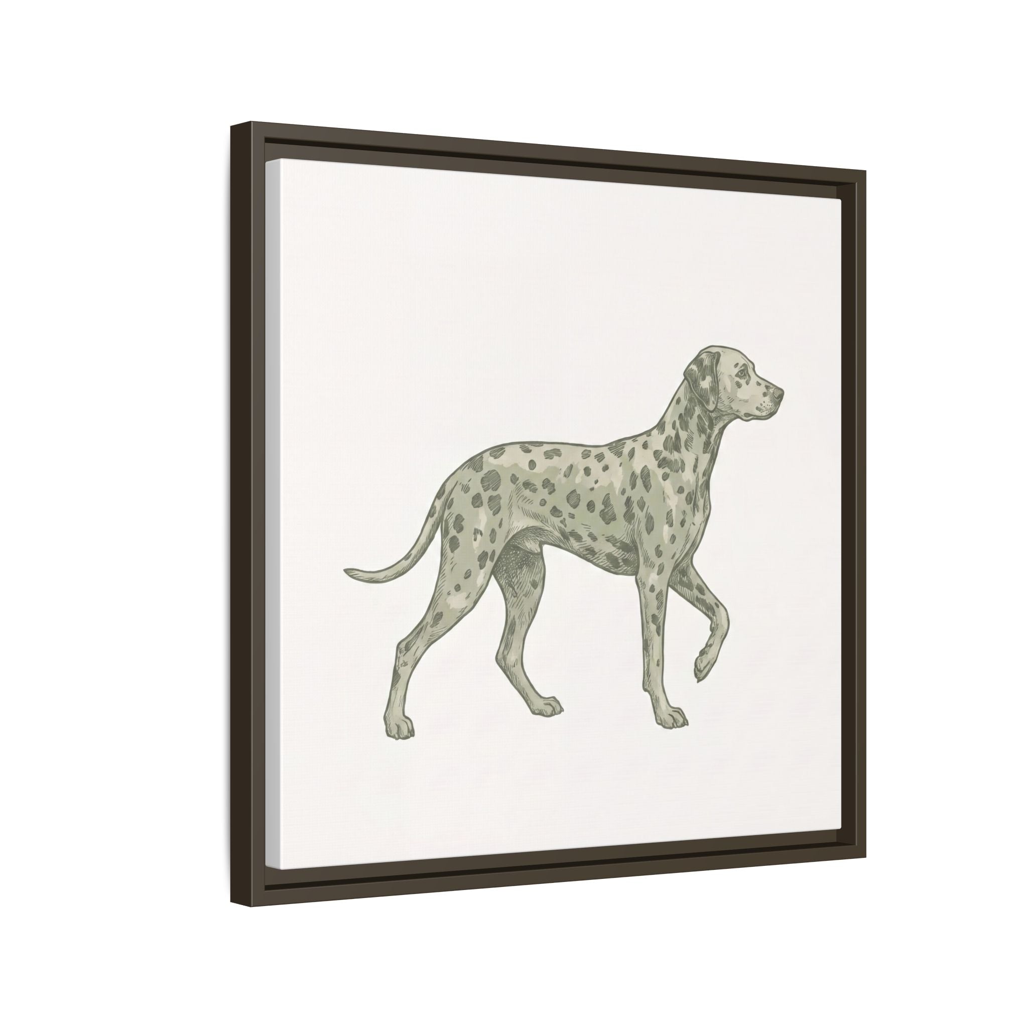 The Dalmatian Canvas — Framed Wall Art