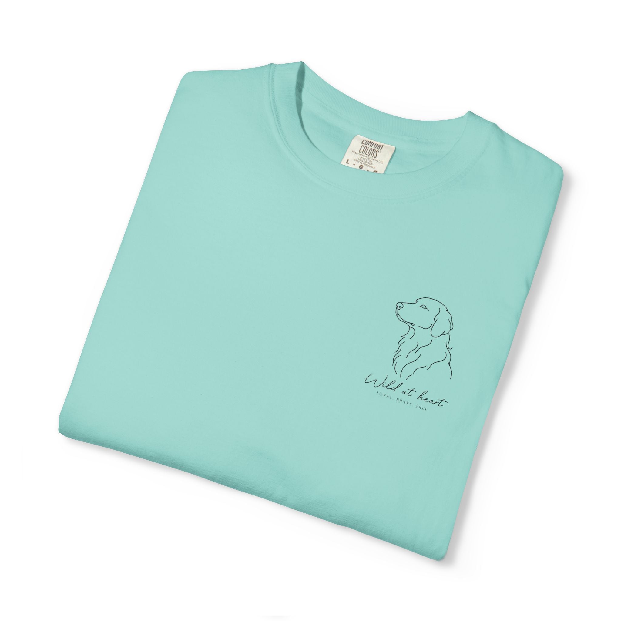 The Pocket Outline Tee — Minimalist Dog — view 38