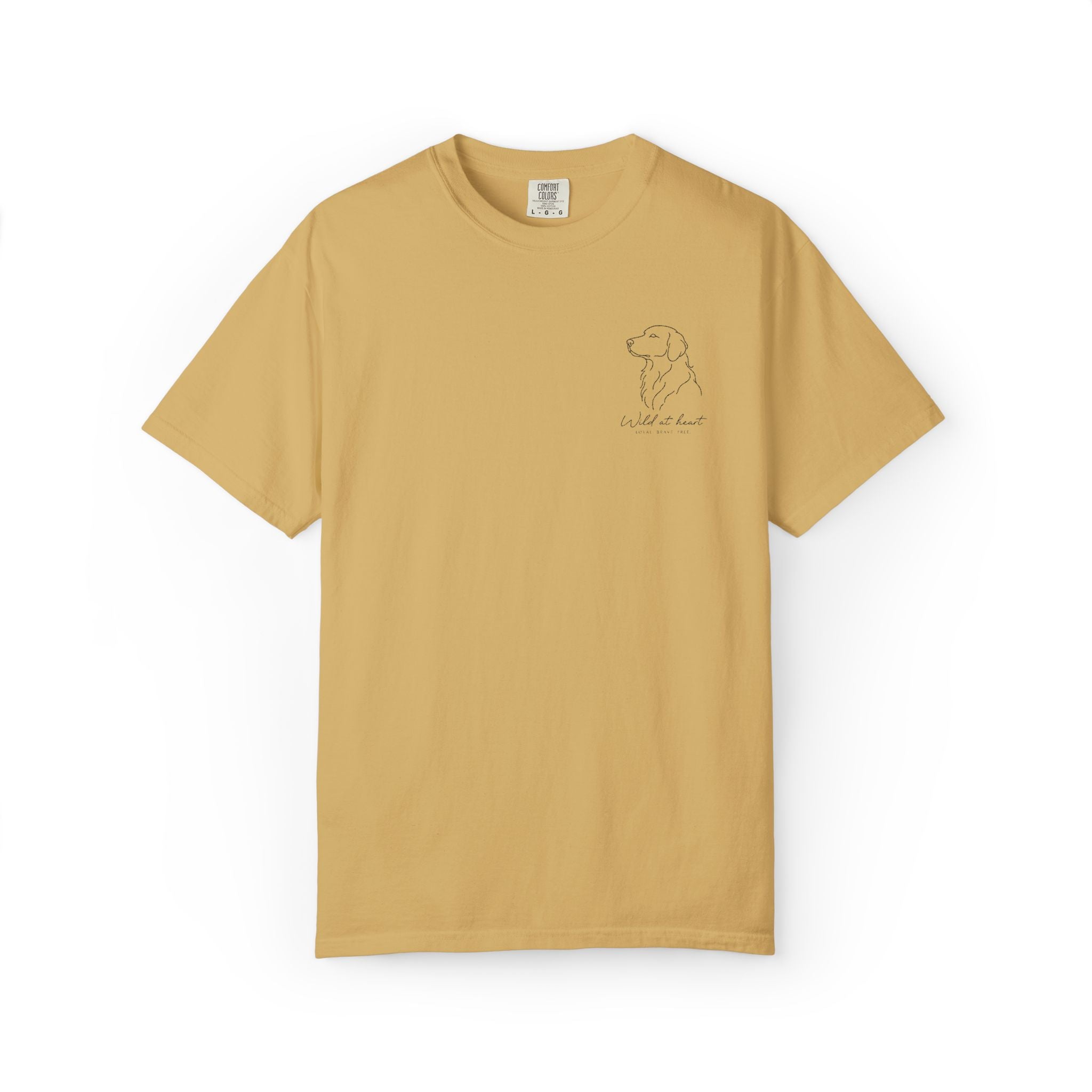 The Pocket Outline Tee — Minimalist Dog — view 3
