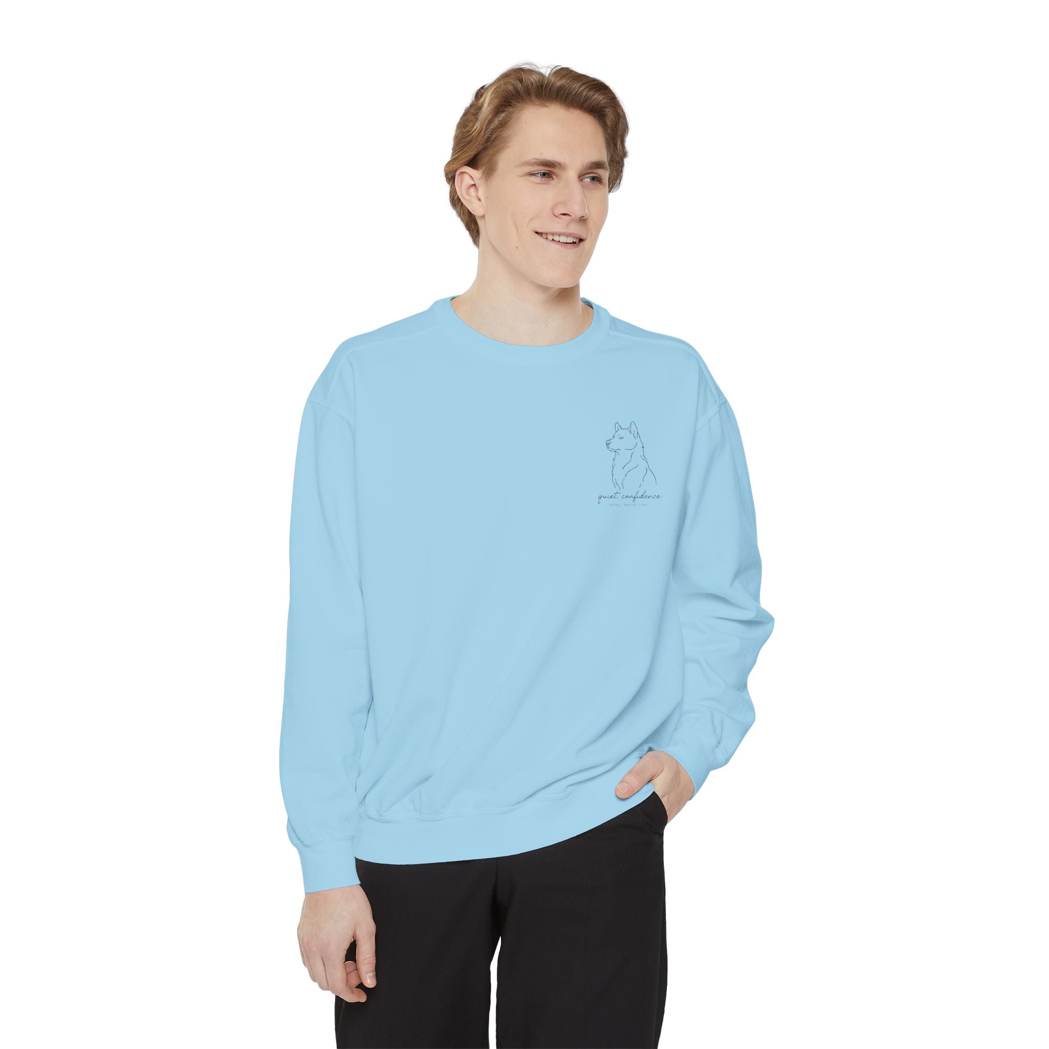 The Outline Crewneck — Chest Embroidery — view 22