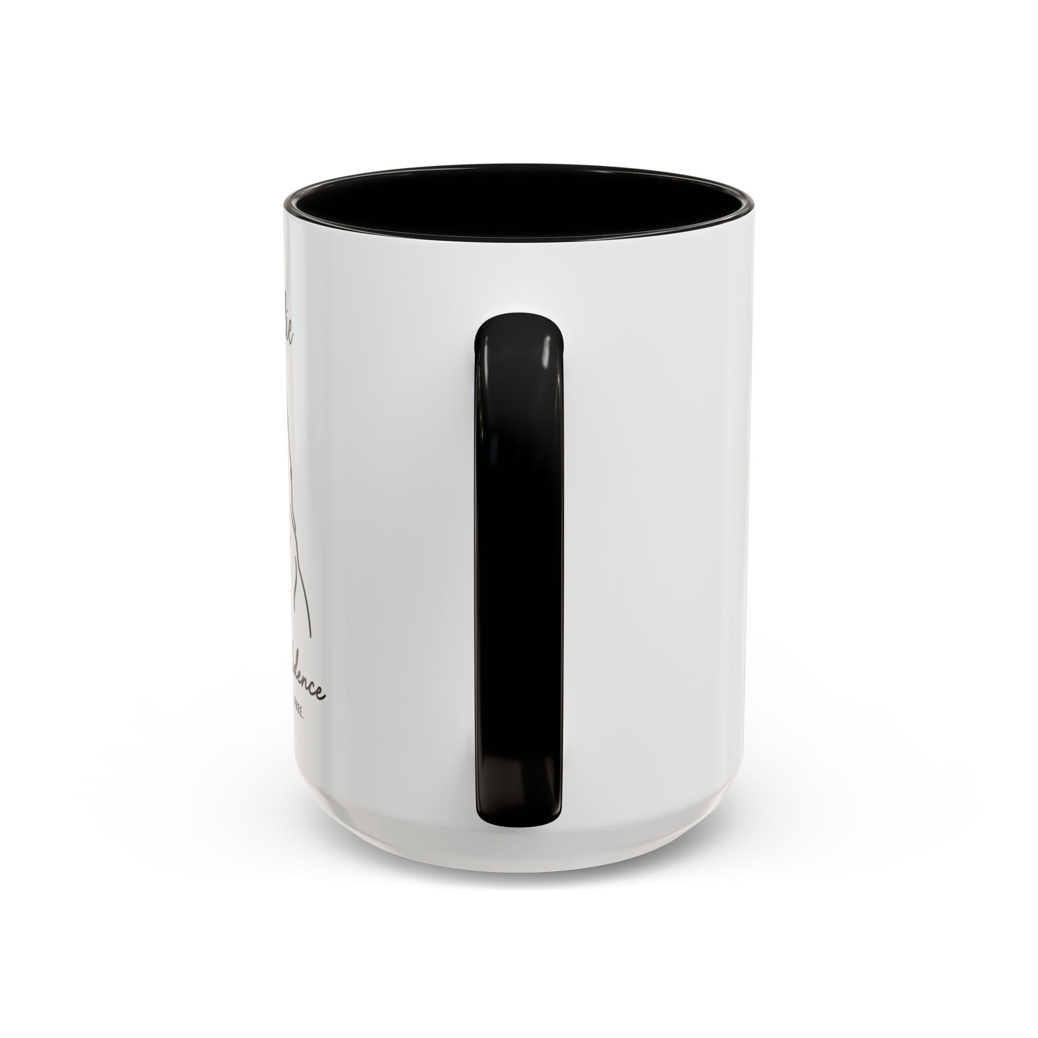 Custom Name Husky Portrait Illustration Accent Coffee Mug (11, 15oz) - Quiet Confidence - Loyal, brave, free — view 32