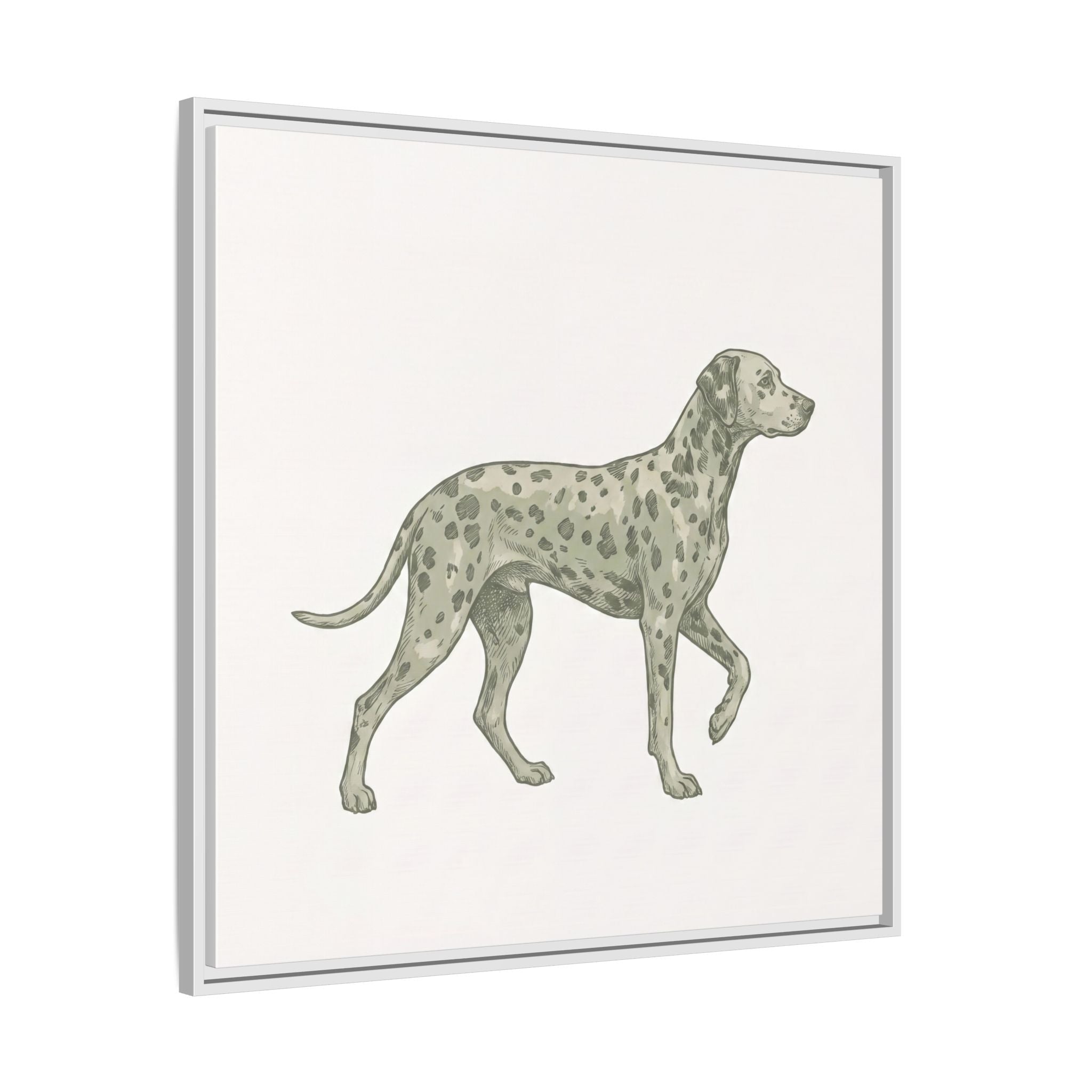 The Dalmatian Canvas — Framed Wall Art