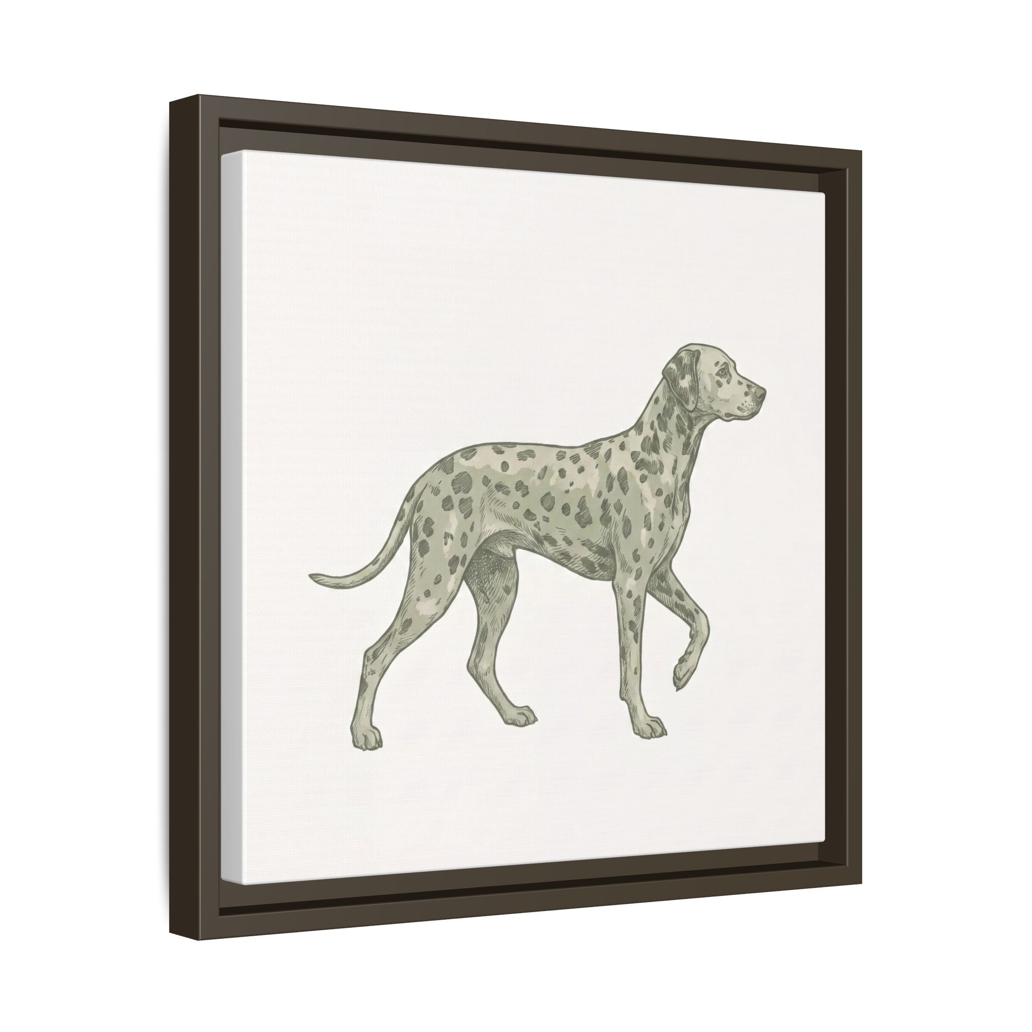 The Dalmatian Canvas — Framed Wall Art