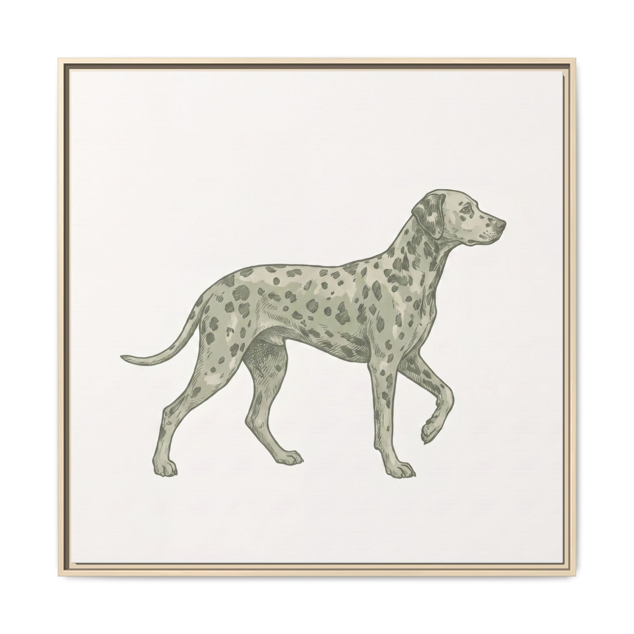 The Dalmatian Canvas — Framed Wall Art — view 27
