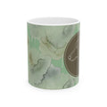 The Hound Line-Art Mug — Sage Watercolor