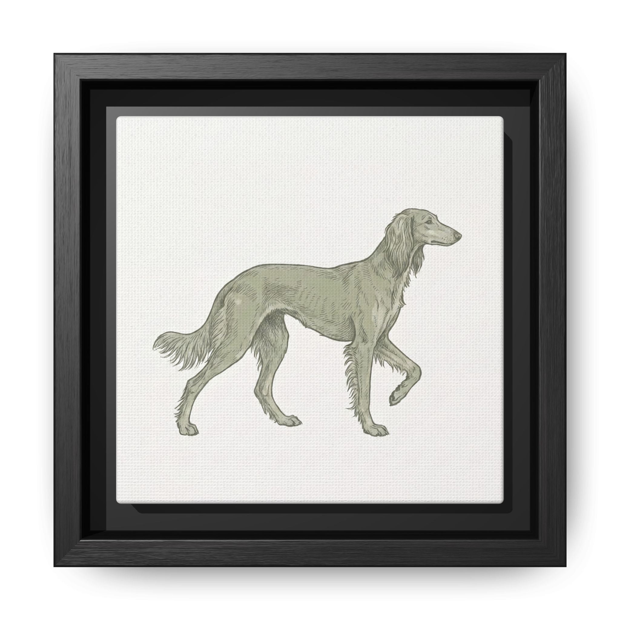 The Saluki Canvas — Framed Hound Print — view 18