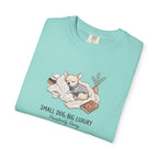 Small Dog Big Luxury Shirt, Cozy Dog Mom Graphic Tee, Aesthetic Pet Lover T-Shirt, Funny Chihuahua Shirt, Spoiled Dog Mom Gift, Hygge Dog Tee