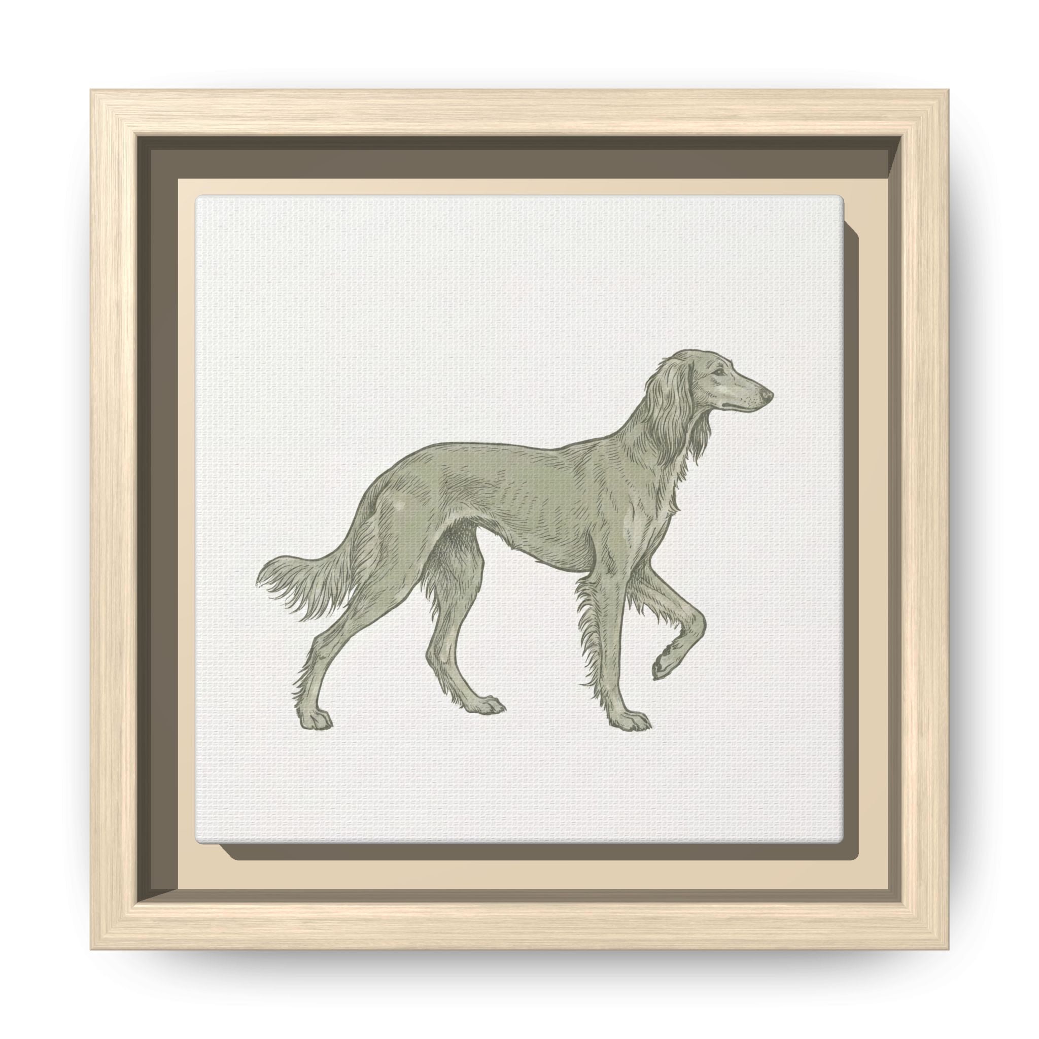 The Saluki Canvas — Framed Hound Print — view 20