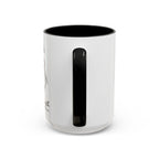 Custom Name Bulldog Portrait Illustration Accent Coffee Mug (11, 15oz) - Stoic Strength - Tenacious, Kind, Steadfast — view 32