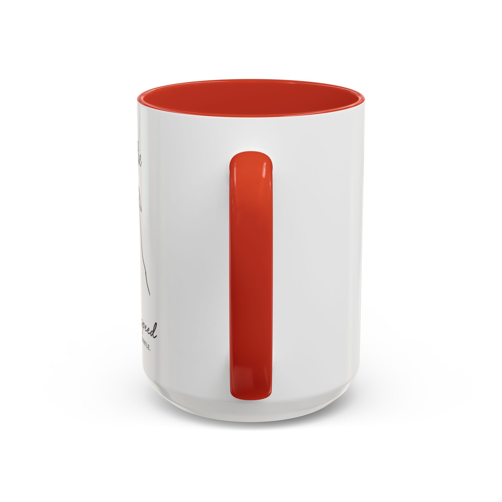 Custom Name Greyhound Portrait Illustration Accent Coffee Mug (11, 15oz) - Graceful Speed - Elegant, Swift, Gentle
