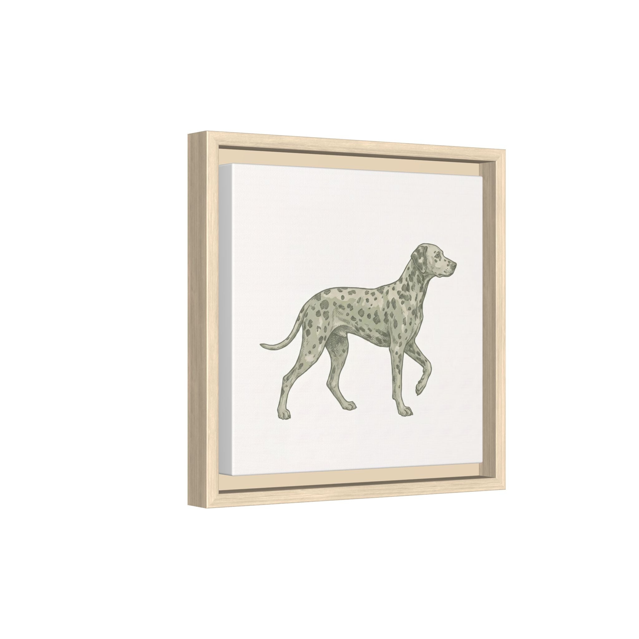 The Dalmatian Canvas — Framed Wall Art