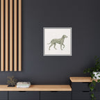 The Dalmatian Canvas — Framed Wall Art