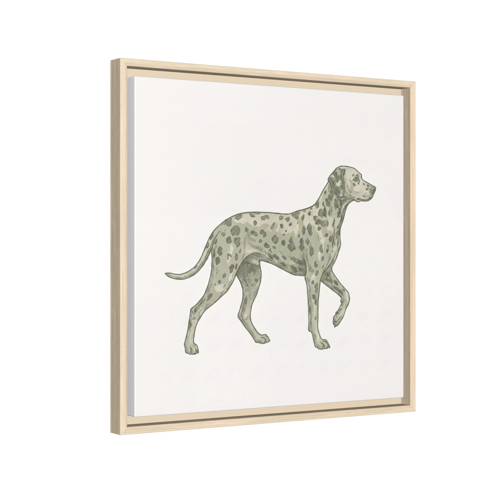 The Dalmatian Canvas — Framed Wall Art
