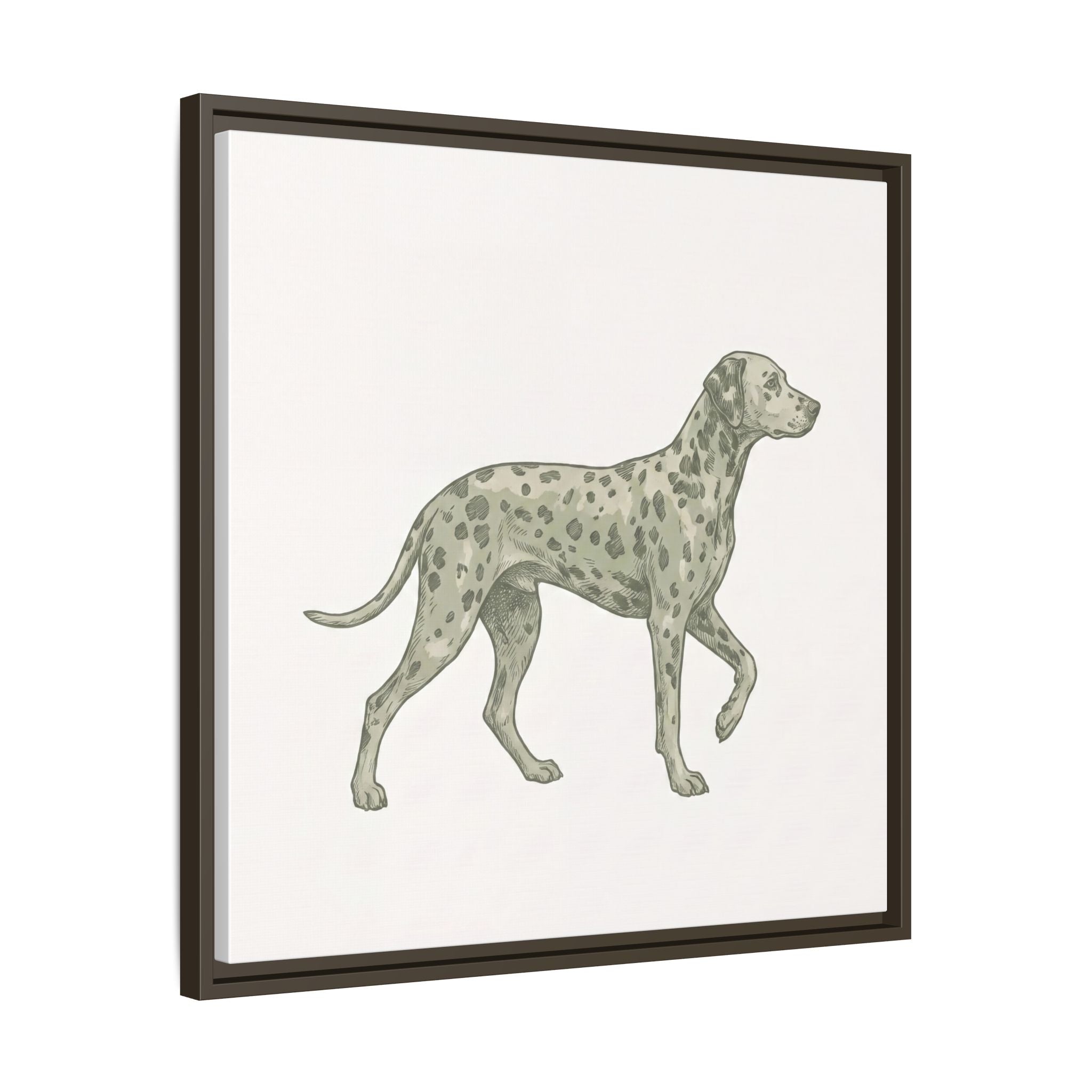 The Dalmatian Canvas — Framed Wall Art