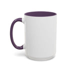 Custom Name Greyhound Portrait Illustration Accent Coffee Mug (11, 15oz) - Graceful Speed - Elegant, Swift, Gentle