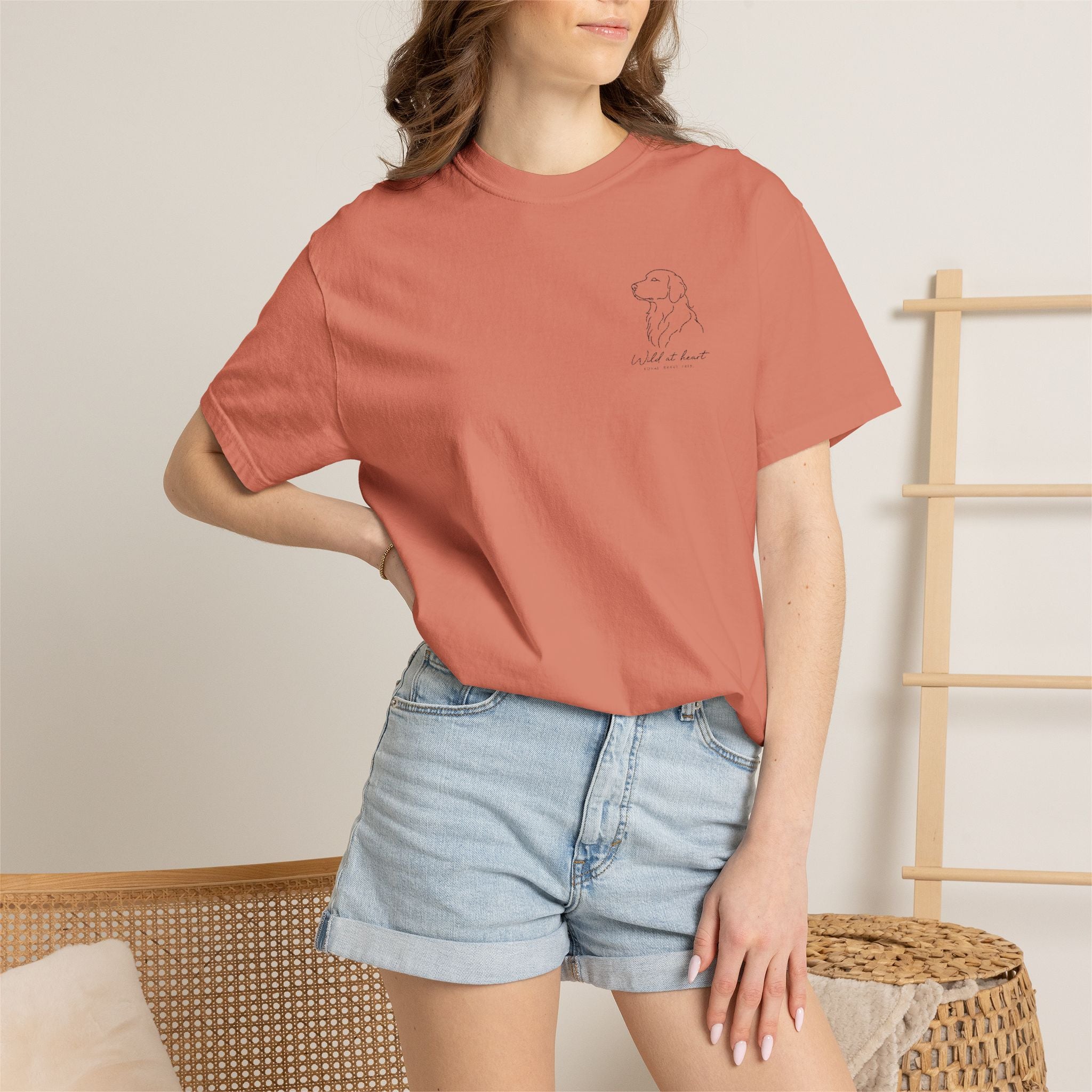 The Pocket Outline Tee — Minimalist Dog — view 15