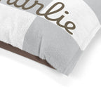 Personalized Pet Bed — Buffalo Check — view 4