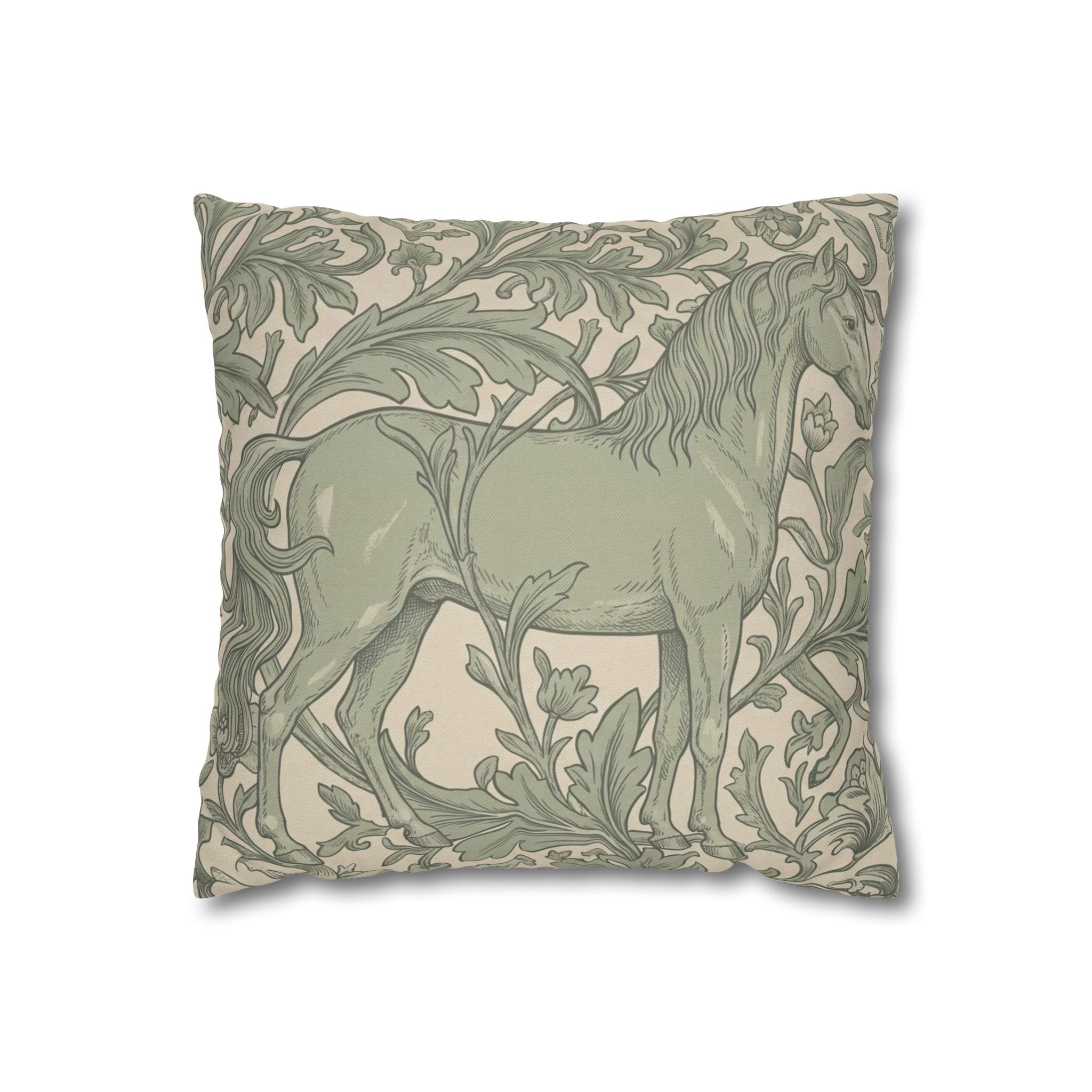 The Hidden Equestrian Pillowcase — Sage Botanical — Aspen Paws