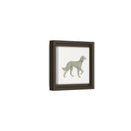 The Saluki Canvas — Framed Hound Print