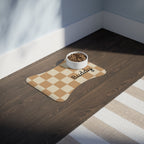 Personalized Checkerboard Pet Feeding Mat — Custom Name — view 5