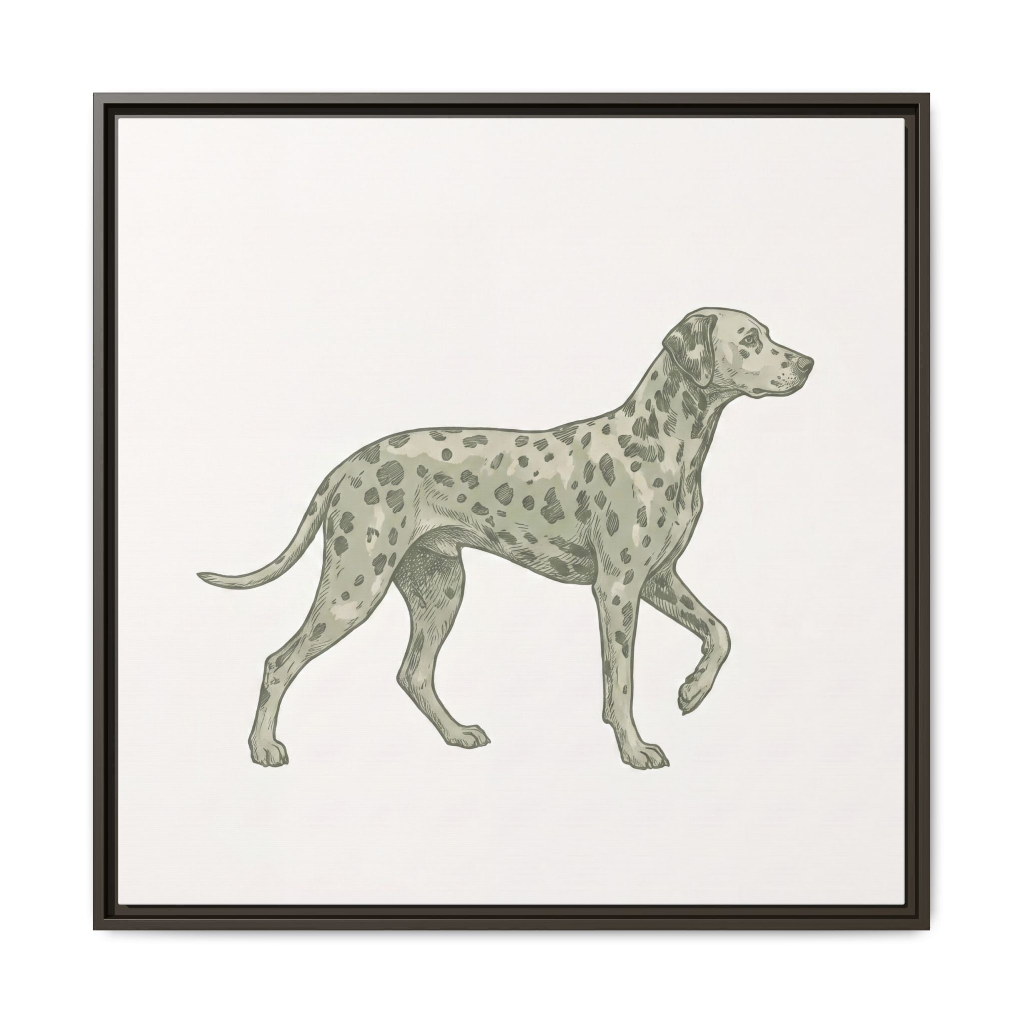 The Dalmatian Canvas — Framed Wall Art — view 38