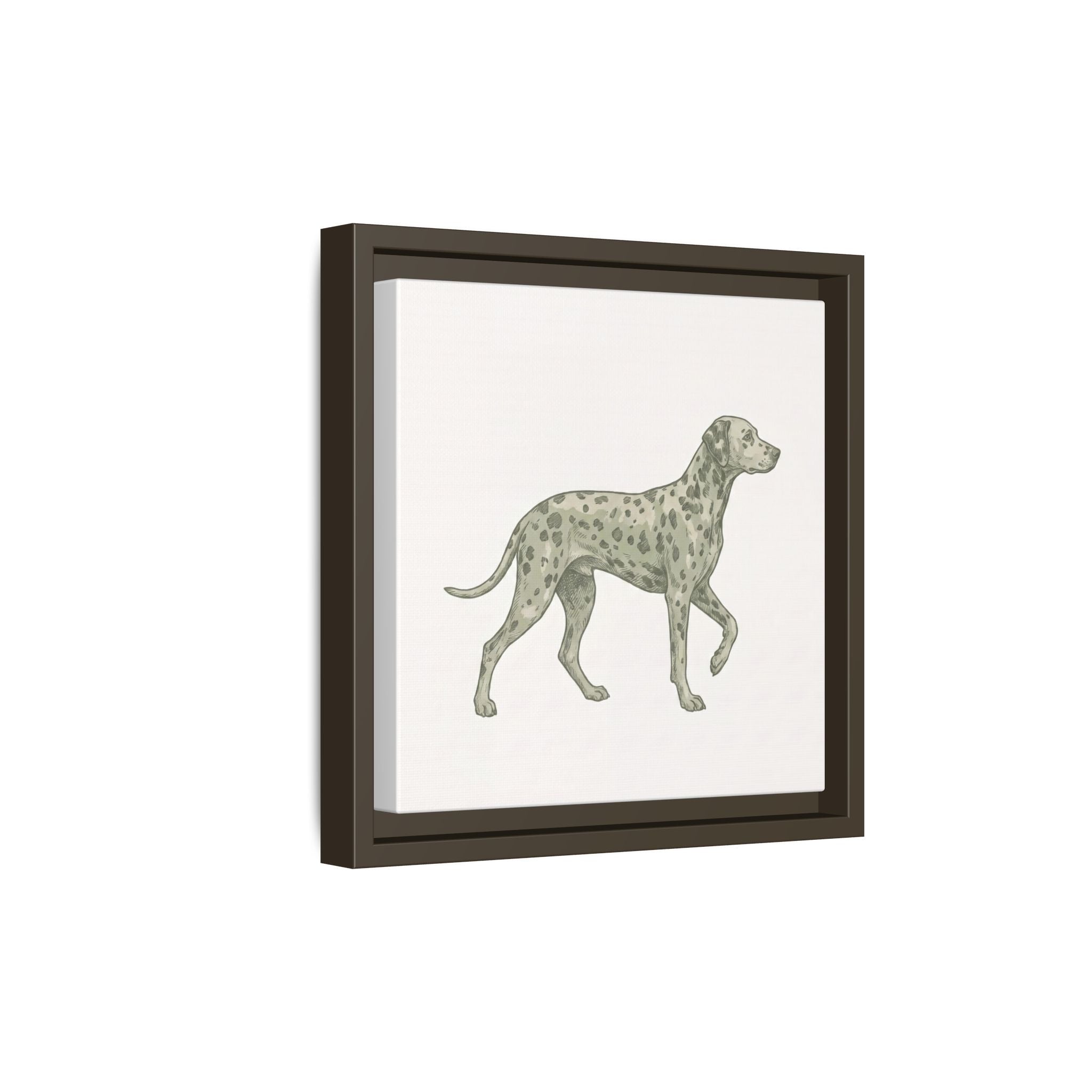 The Dalmatian Canvas — Framed Wall Art