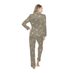 The Meditation Pajamas — Cocoa, Watercolor Frenchie — view 4