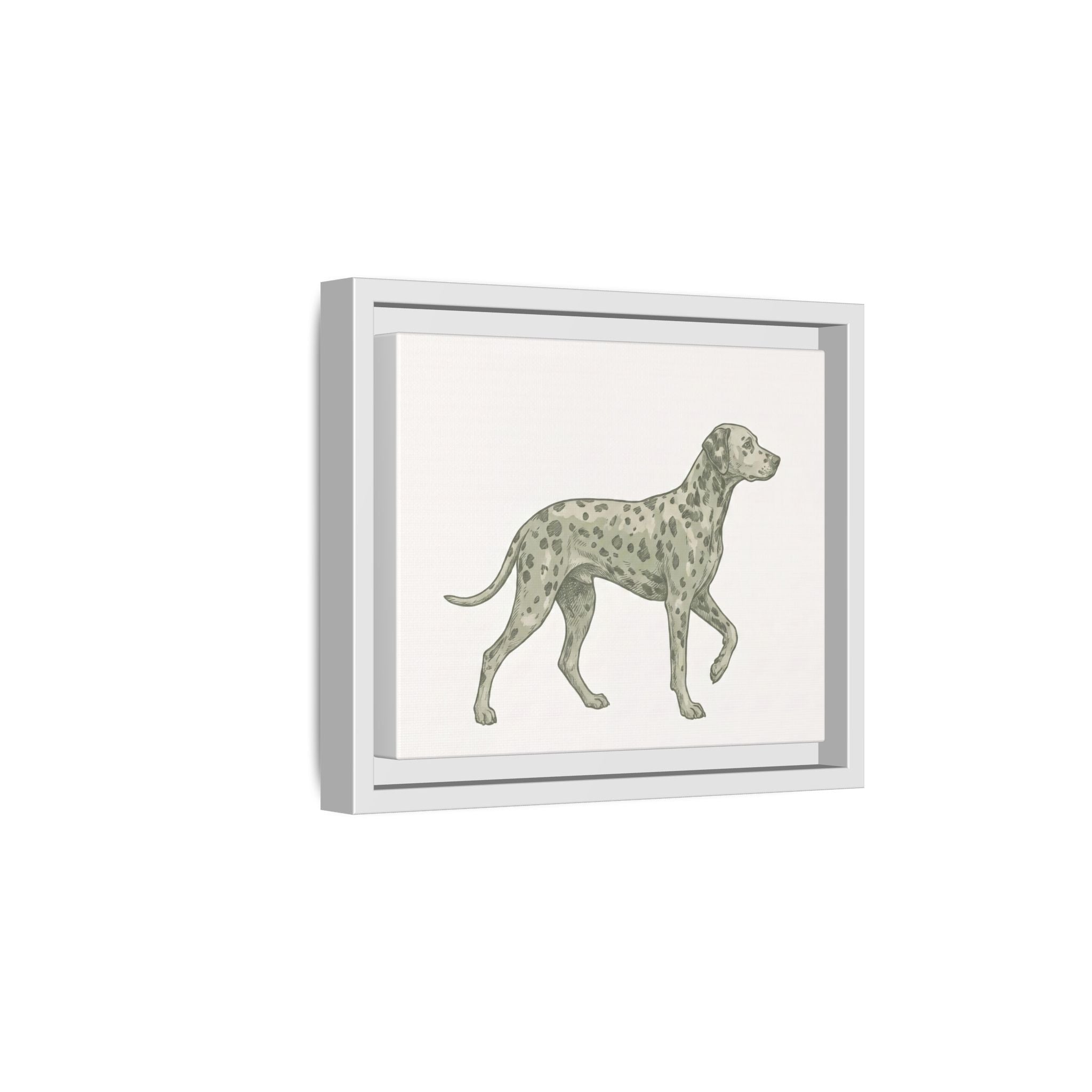 The Dalmatian Canvas — Framed Wall Art