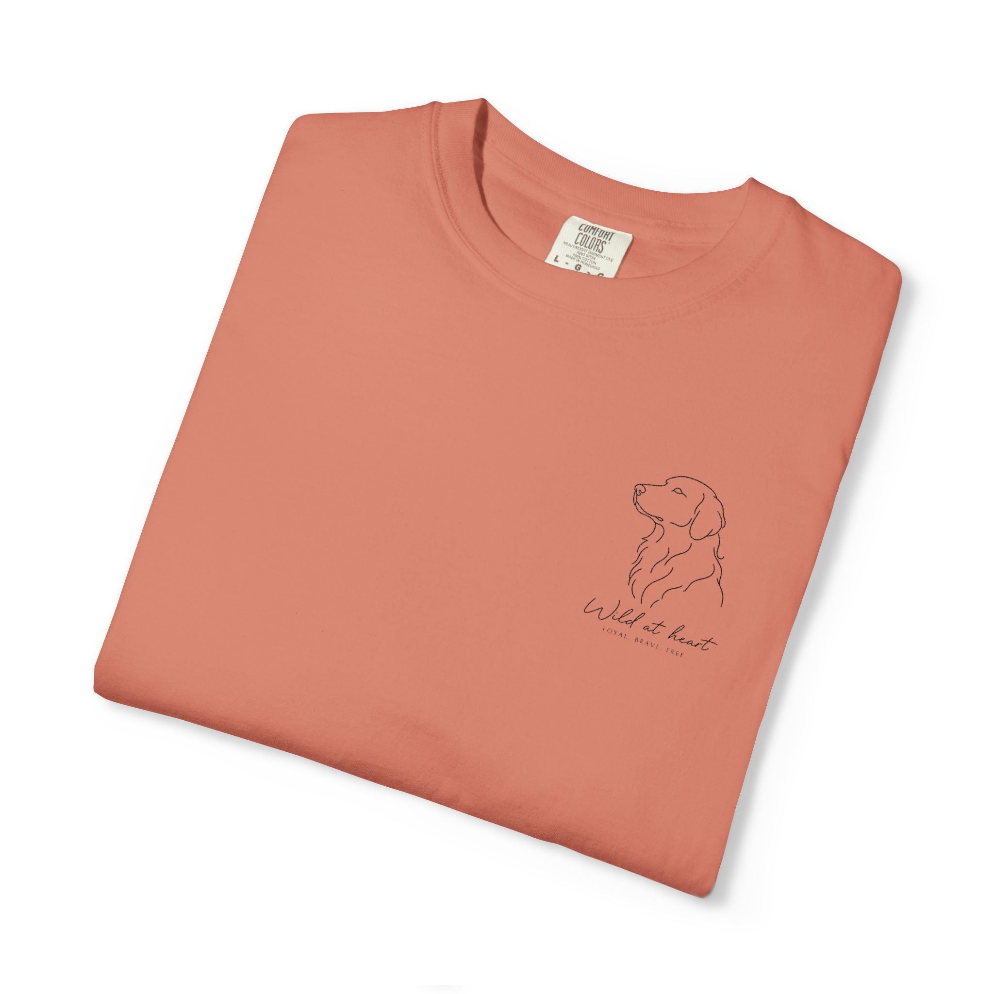 The Pocket Outline Tee — Minimalist Dog — view 14