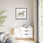 The Dalmatian Canvas — Framed Wall Art