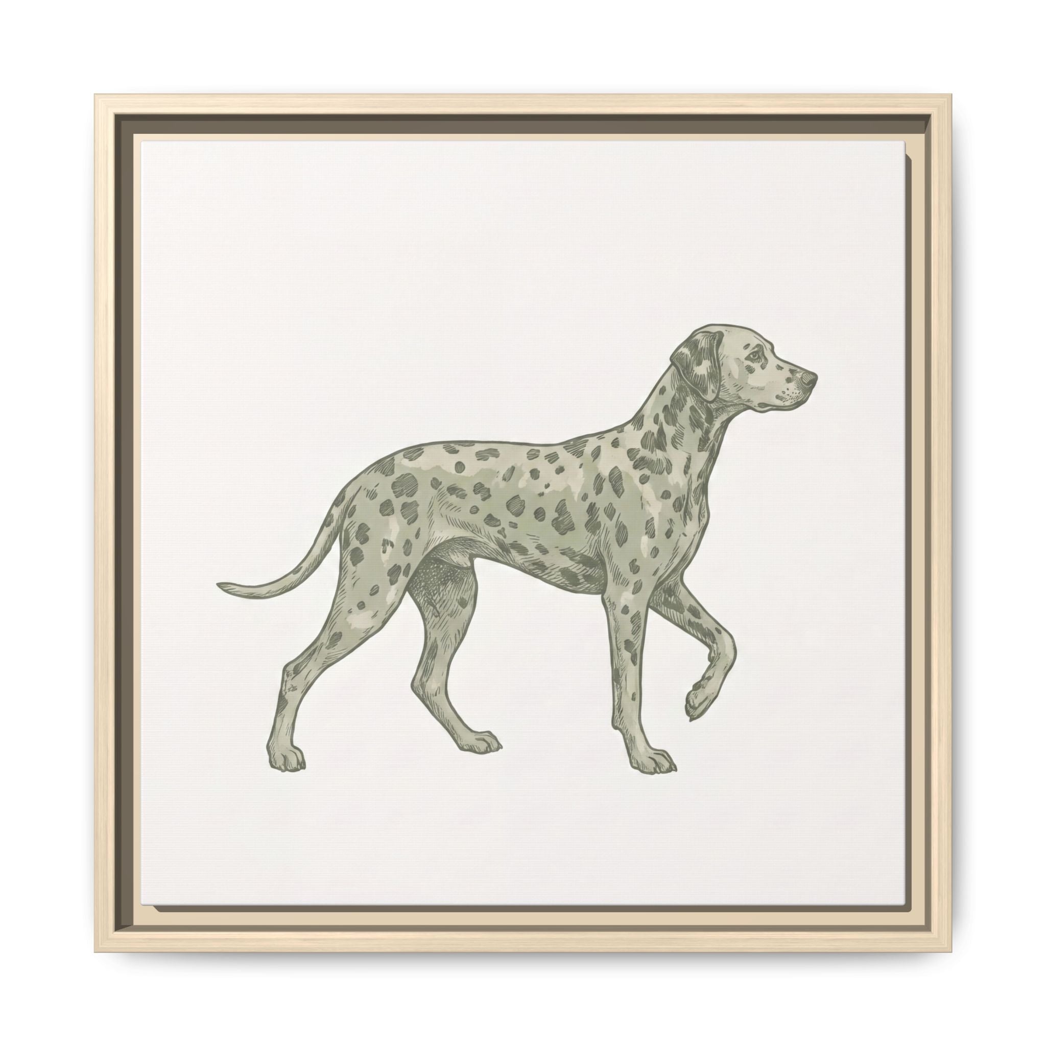 The Dalmatian Canvas — Framed Wall Art — view 13
