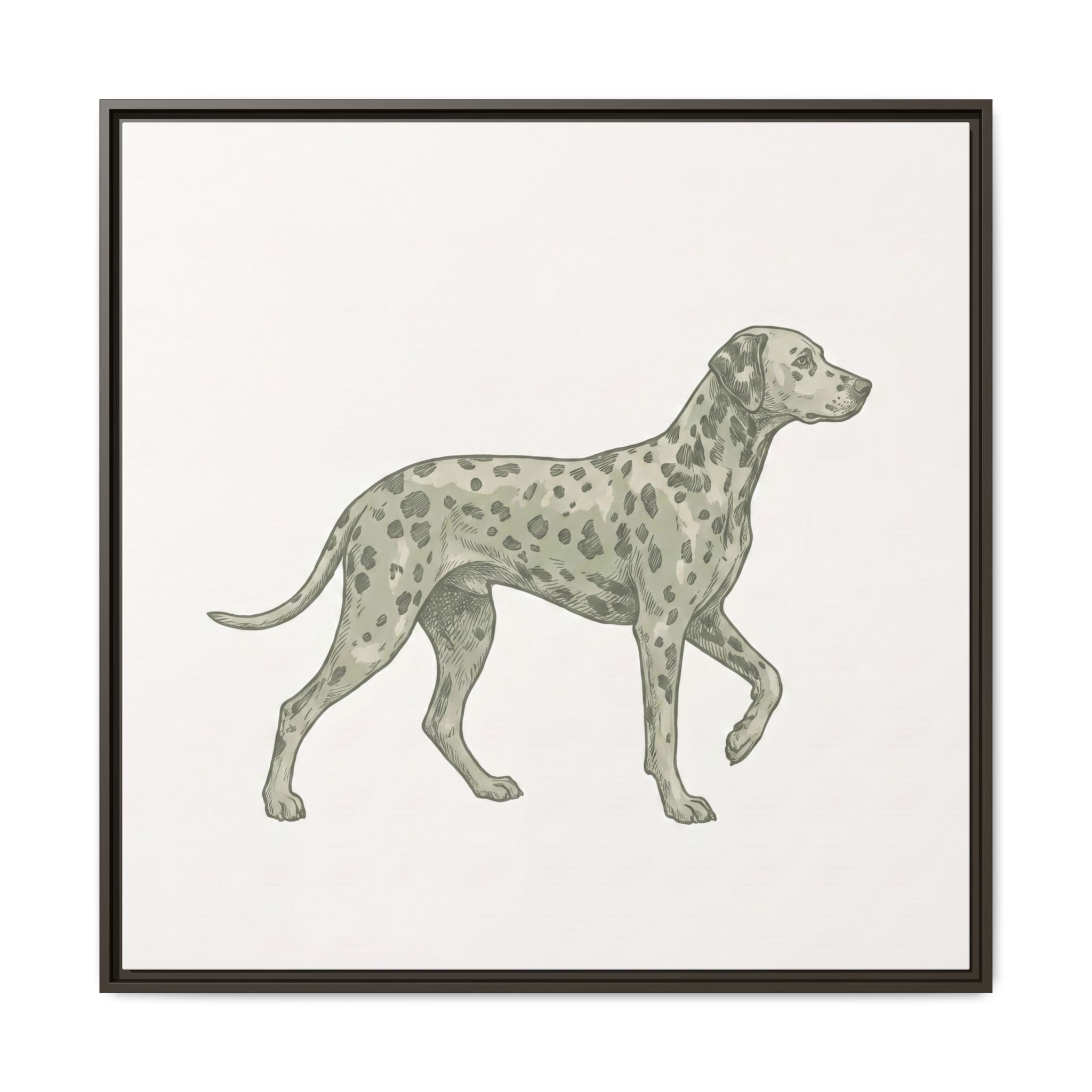 The Dalmatian Canvas — Framed Wall Art — view 28