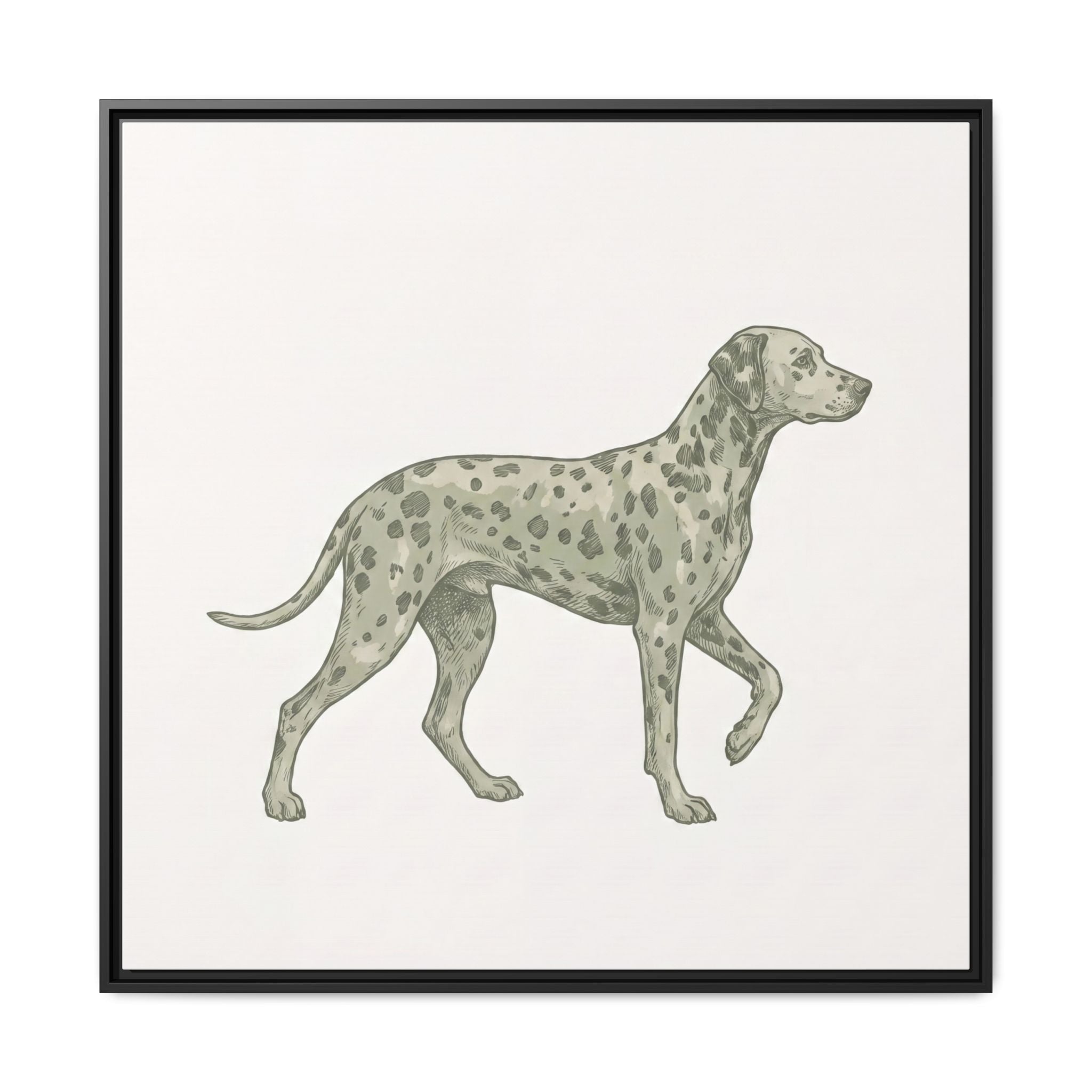 The Dalmatian Canvas — Framed Wall Art — view 26