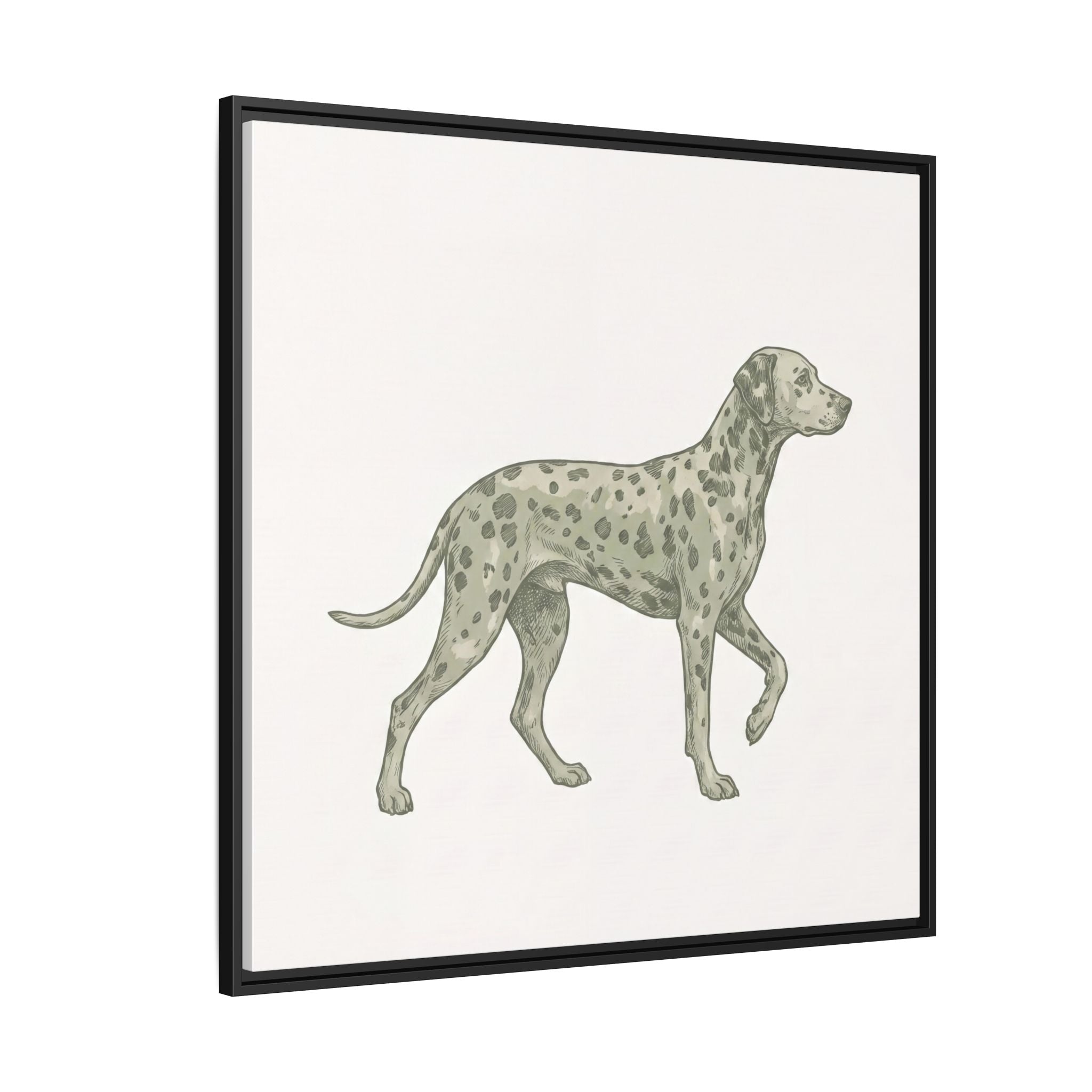 The Dalmatian Canvas — Framed Wall Art