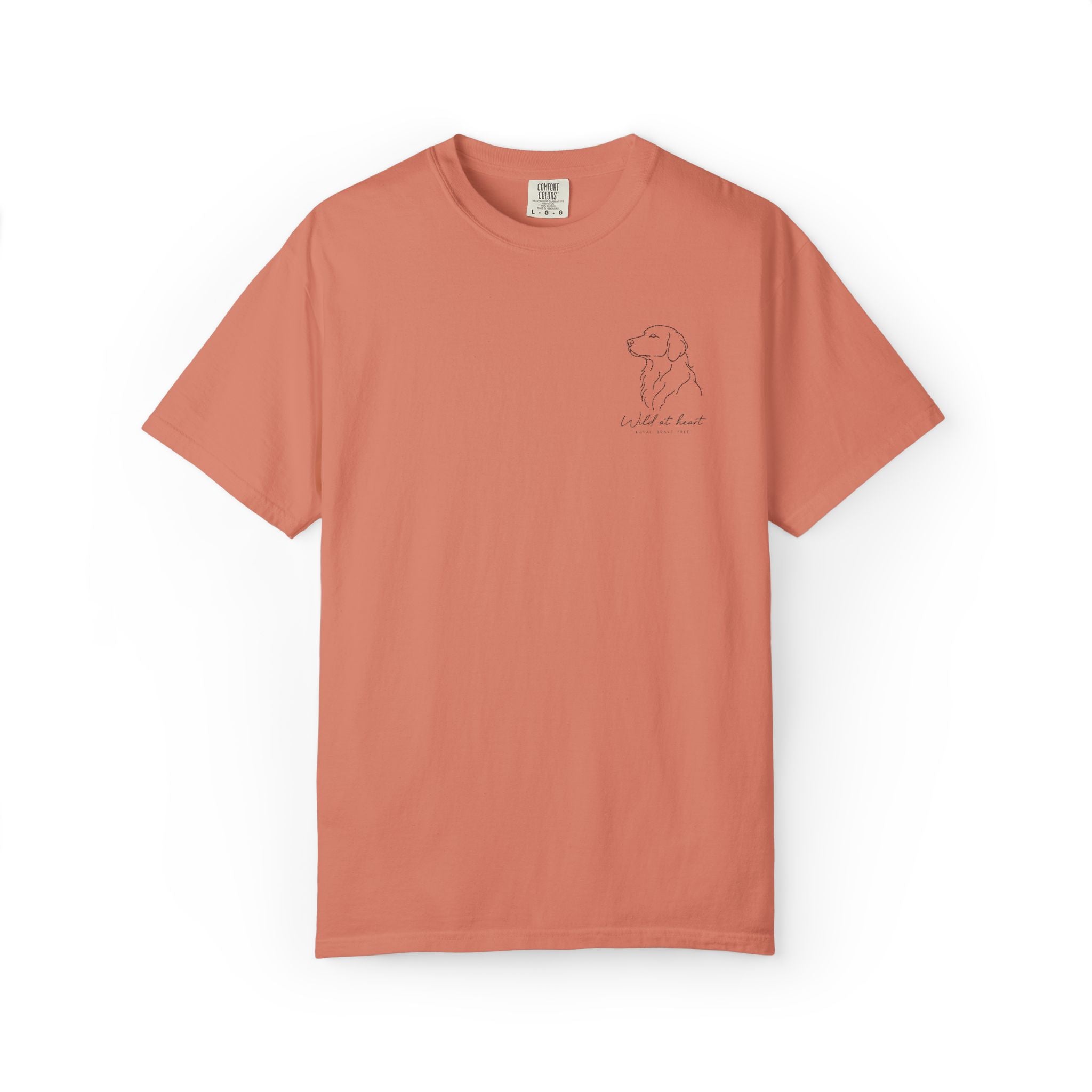 The Pocket Outline Tee — Minimalist Dog — Aspen Paws