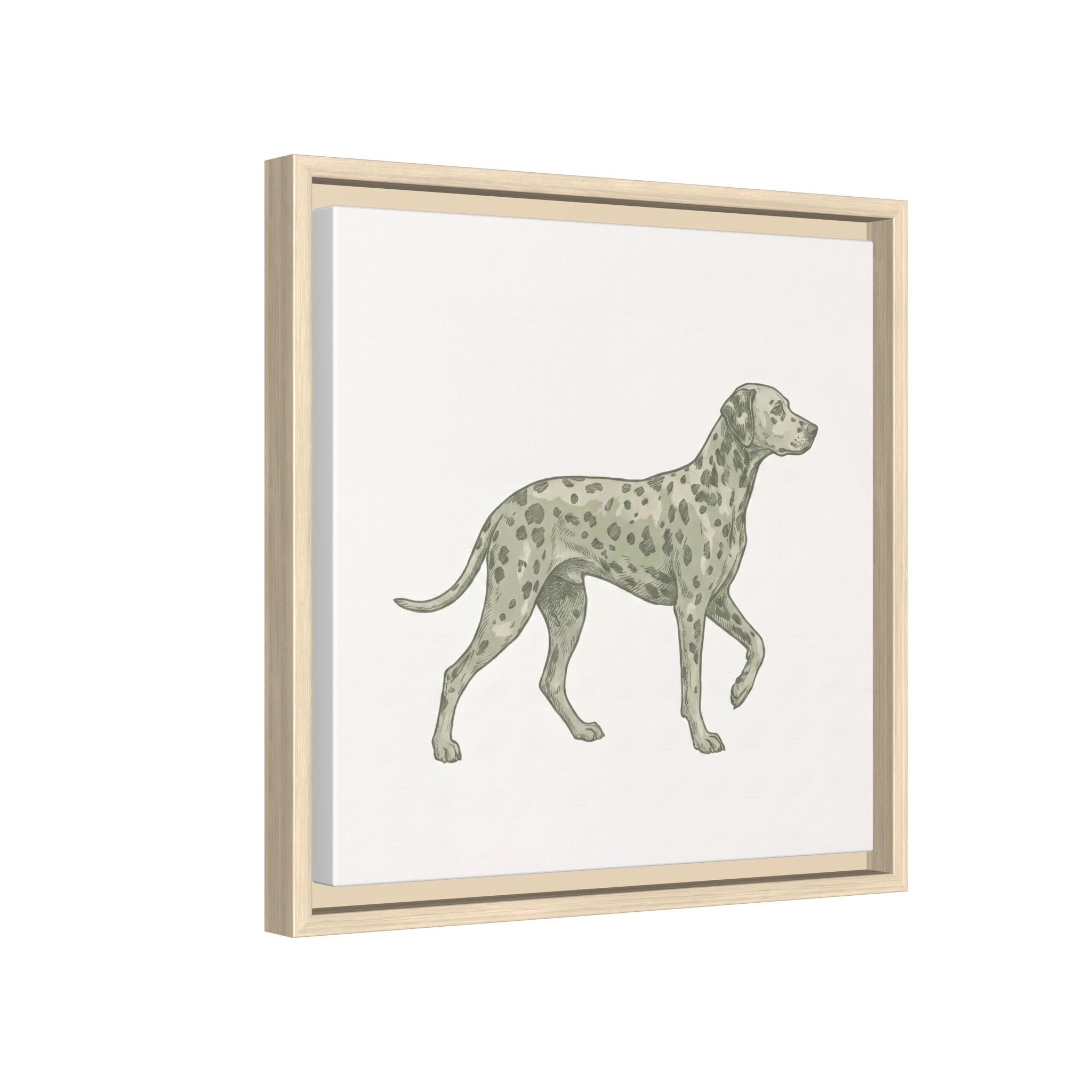 The Dalmatian Canvas — Framed Wall Art