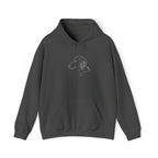 The Botanical Hound Hoodie — Line-Art Silhouette — view 8