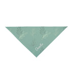 The Olive Branch Custom Name Sage Green Pet Bandana | Earthy Botanical Olive Branch Scarf | Quiet Luxury Neutral Dog Accessories — Aspen Paws