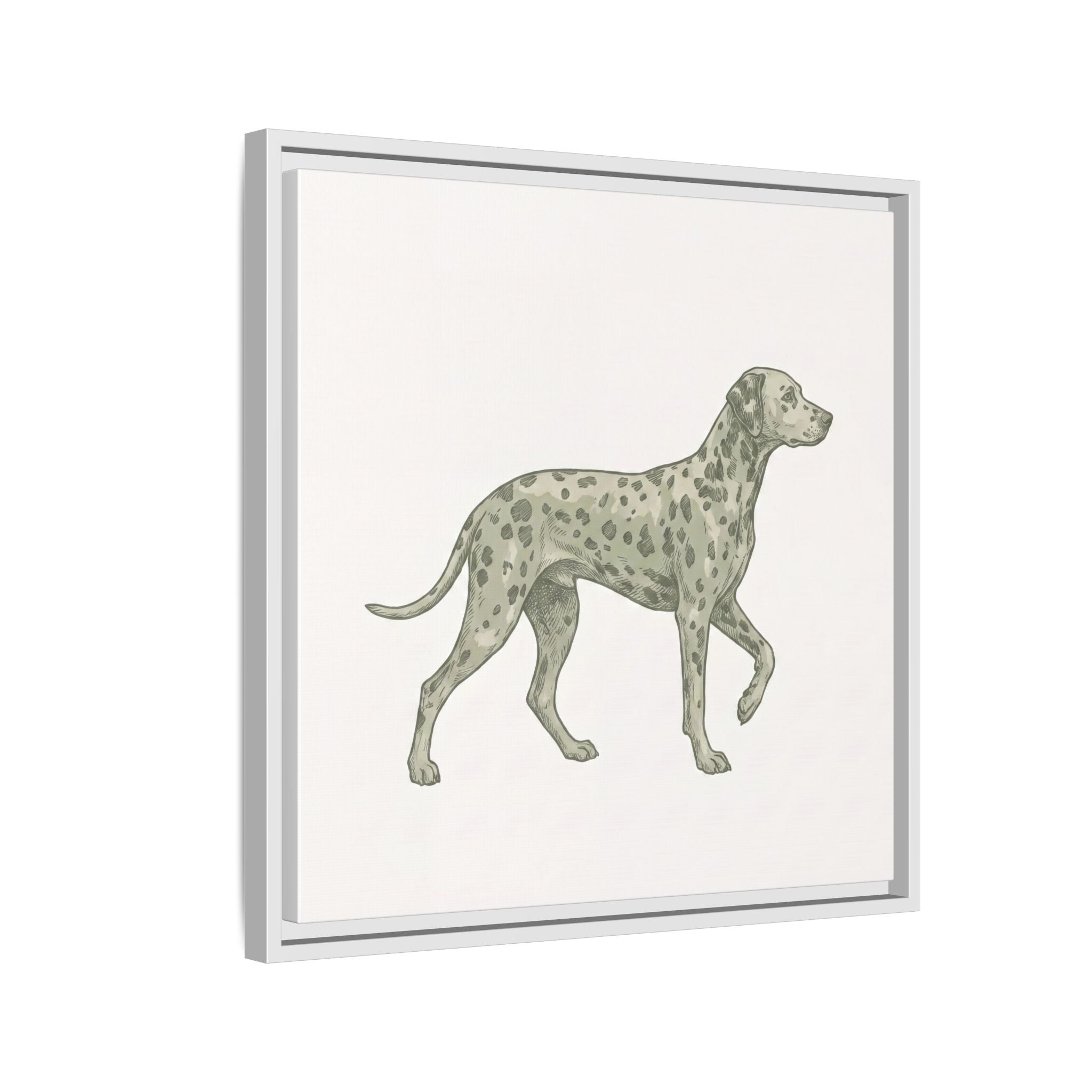 The Dalmatian Canvas — Framed Wall Art